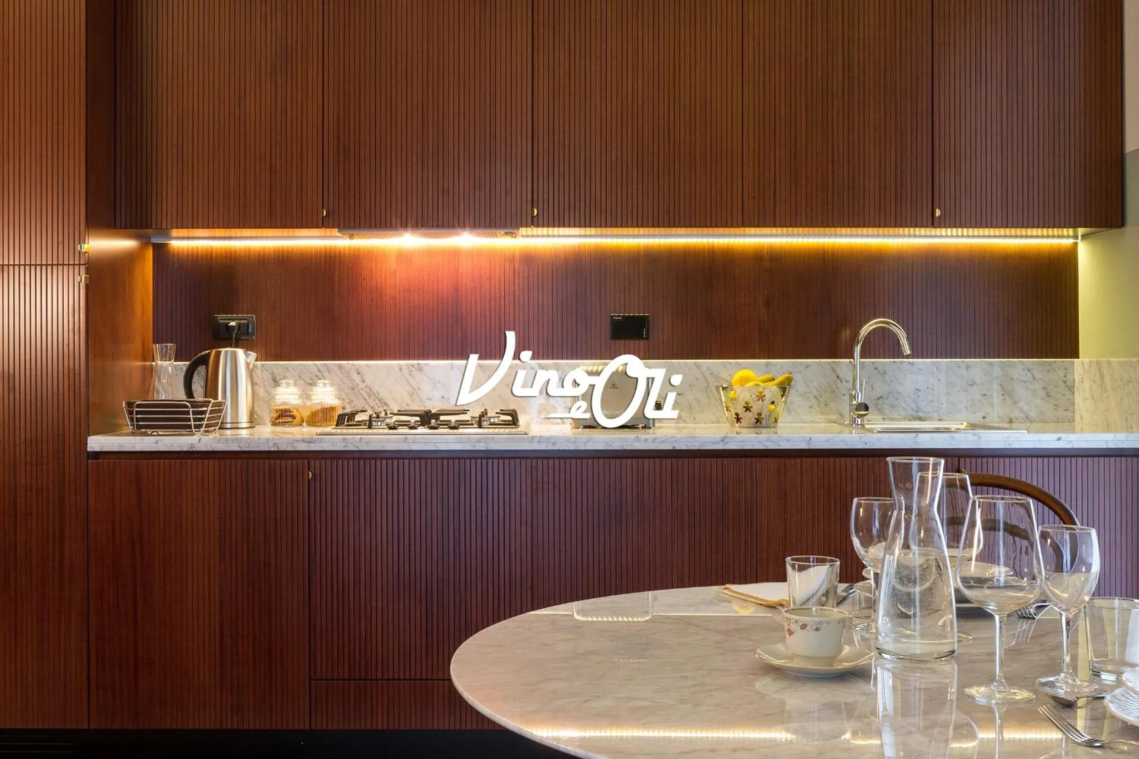Kitchen or kitchenette in Vino e Oli Residenze
