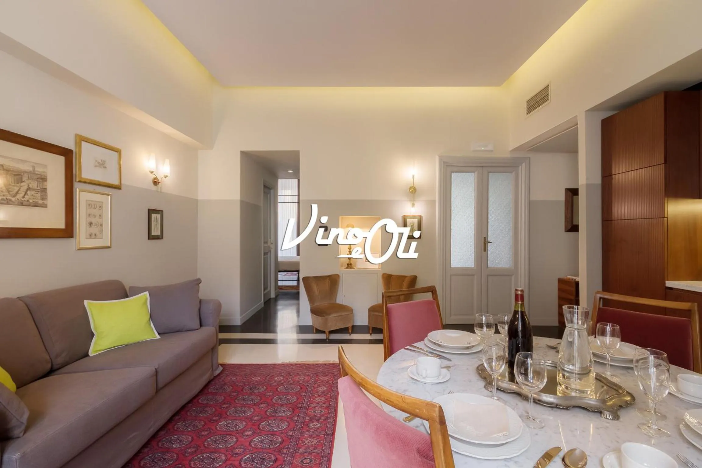 Living room in Vino e Oli Residenze