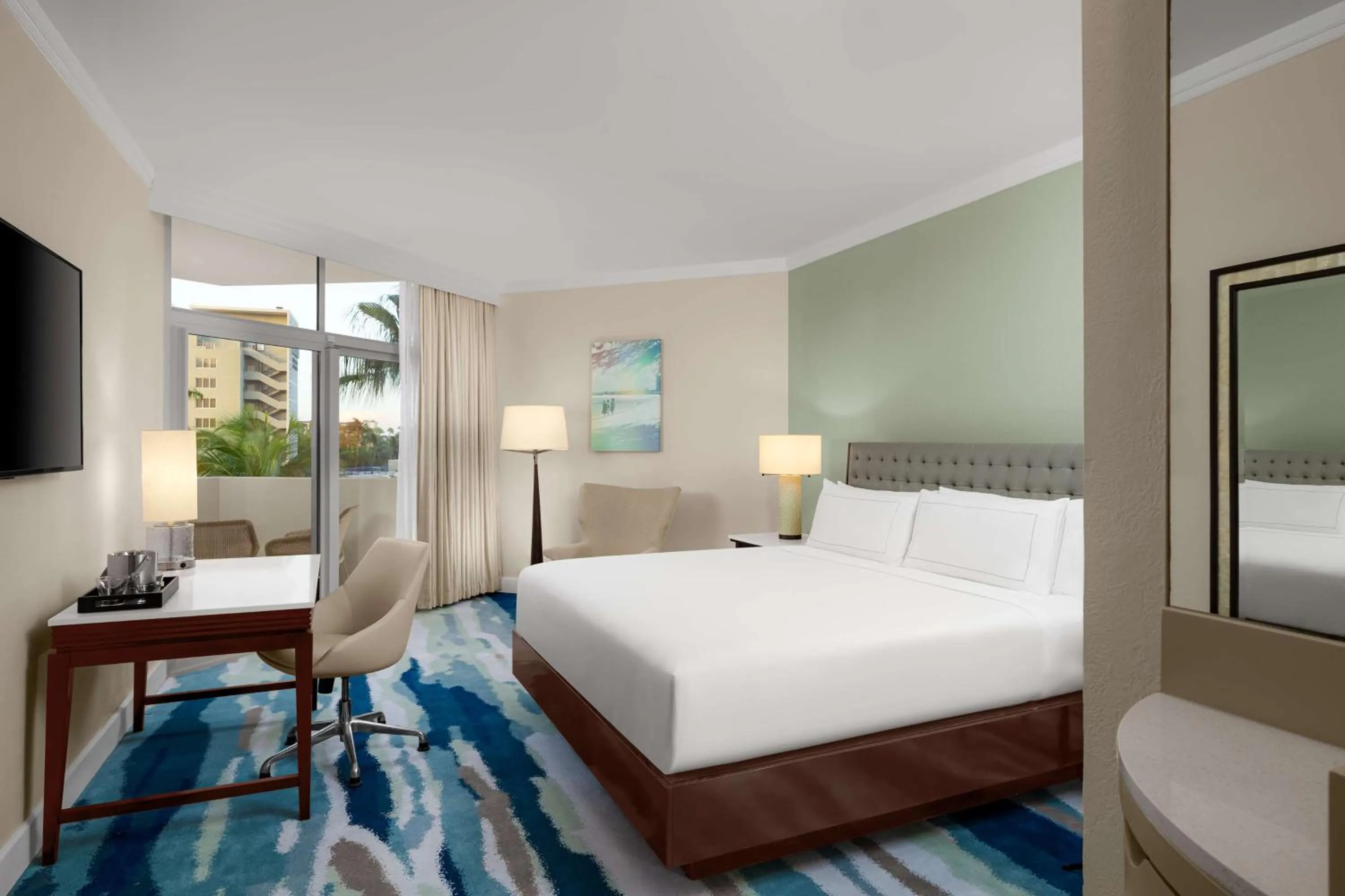 Bedroom, Bed in Hilton Aruba Caribbean Resort & Casino