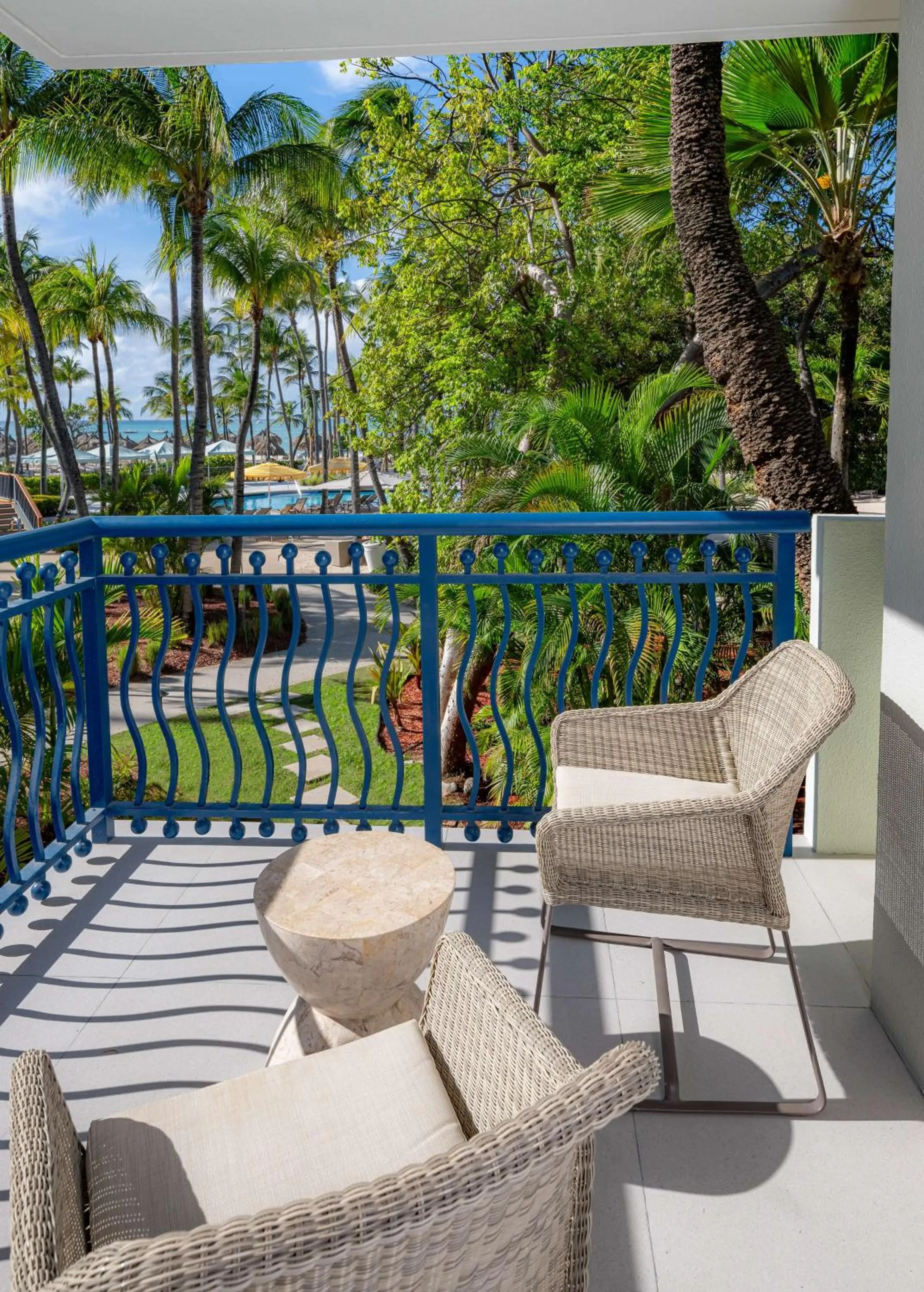 Bed in Hilton Aruba Caribbean Resort & Casino
