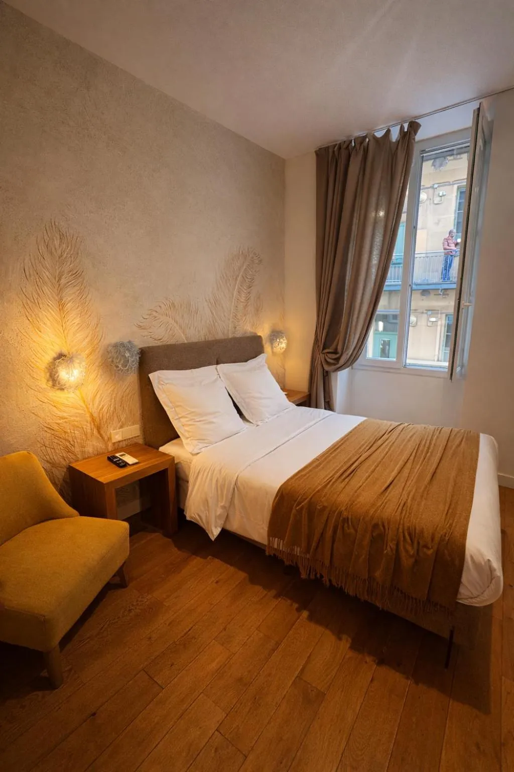 Bedroom, Bed in Hotel De La Mer