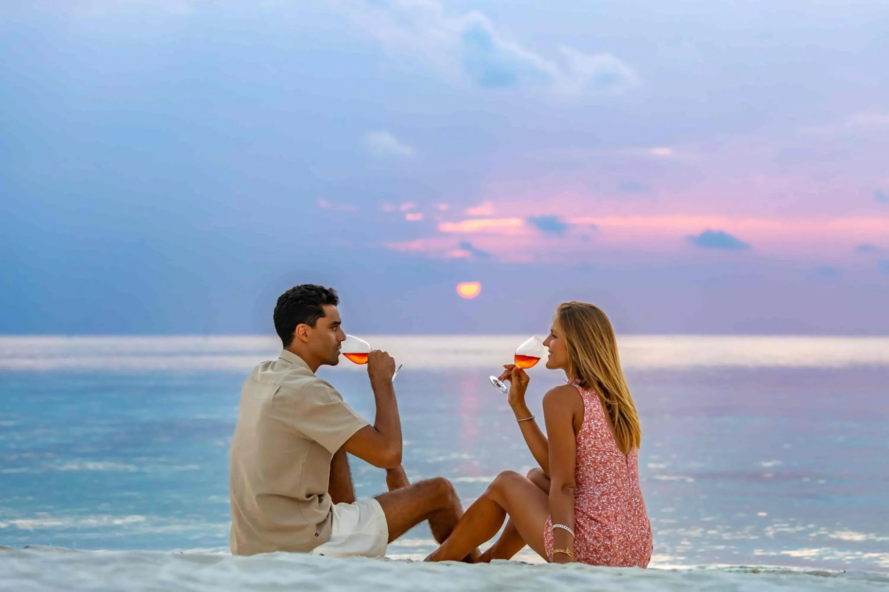 Sunset in OZEN LIFE MAADHOO - Luxury All Inclusive with Free Transfers