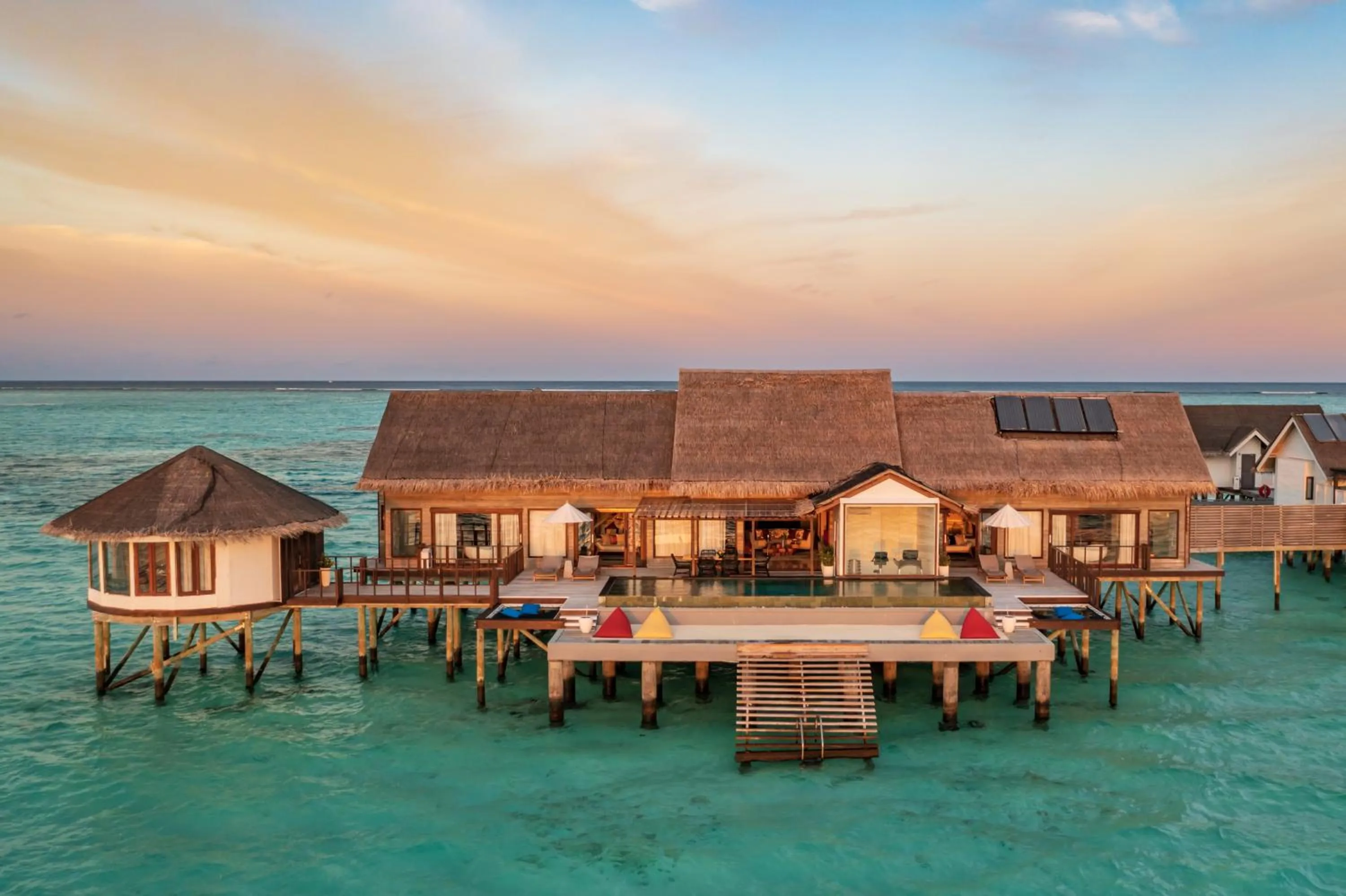 Sunset in OZEN LIFE MAADHOO - Luxury All Inclusive with Free Transfers