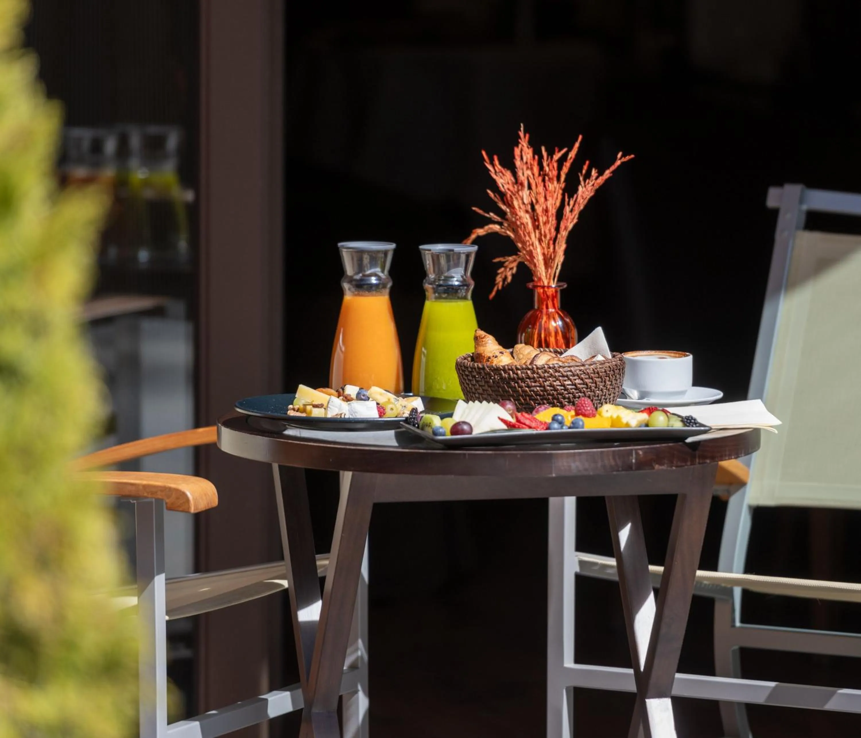 Balcony/Terrace in Hotel Val de Neu G.L.