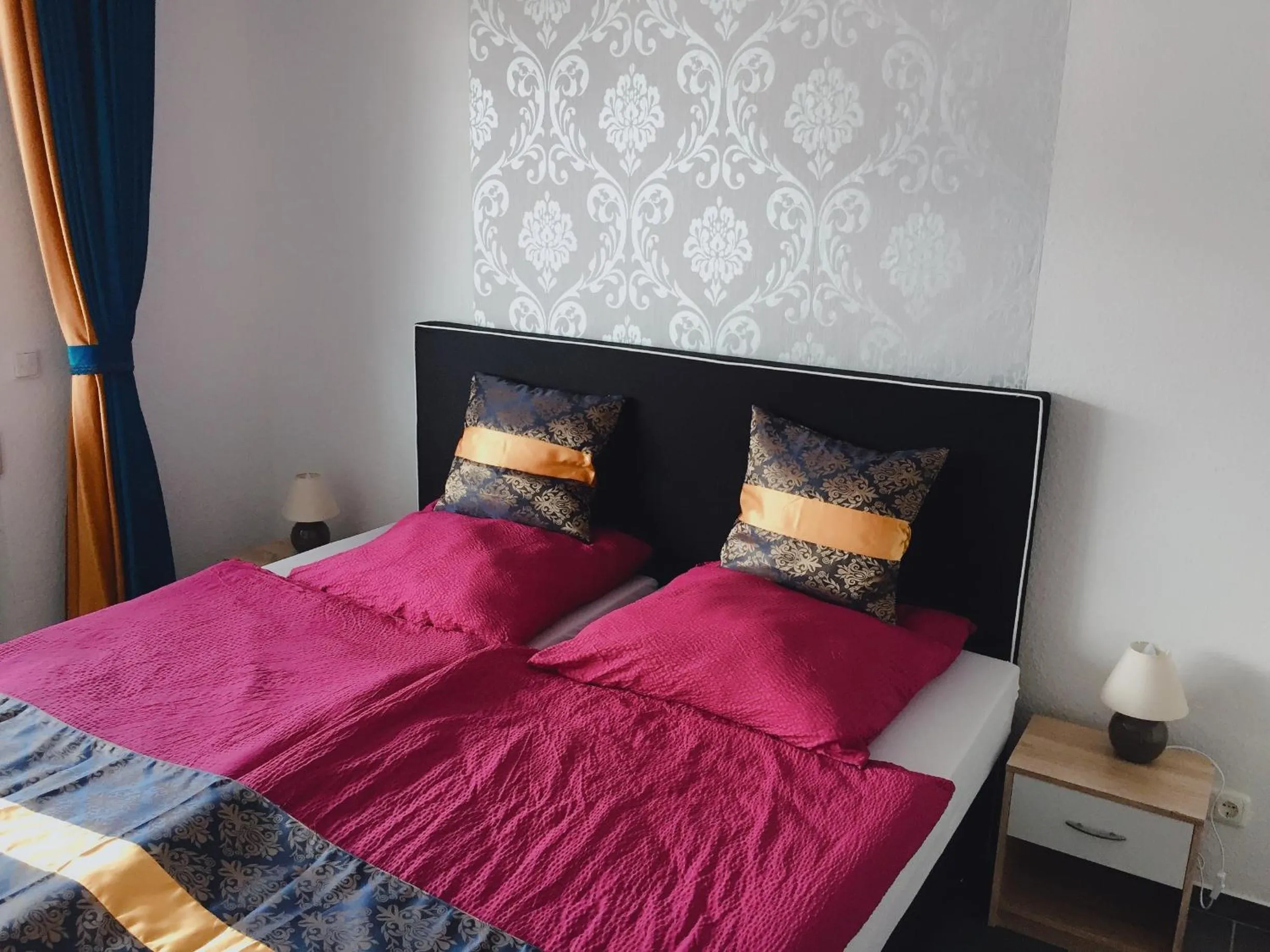 Decorative detail, Bed in Eifelhof Weina