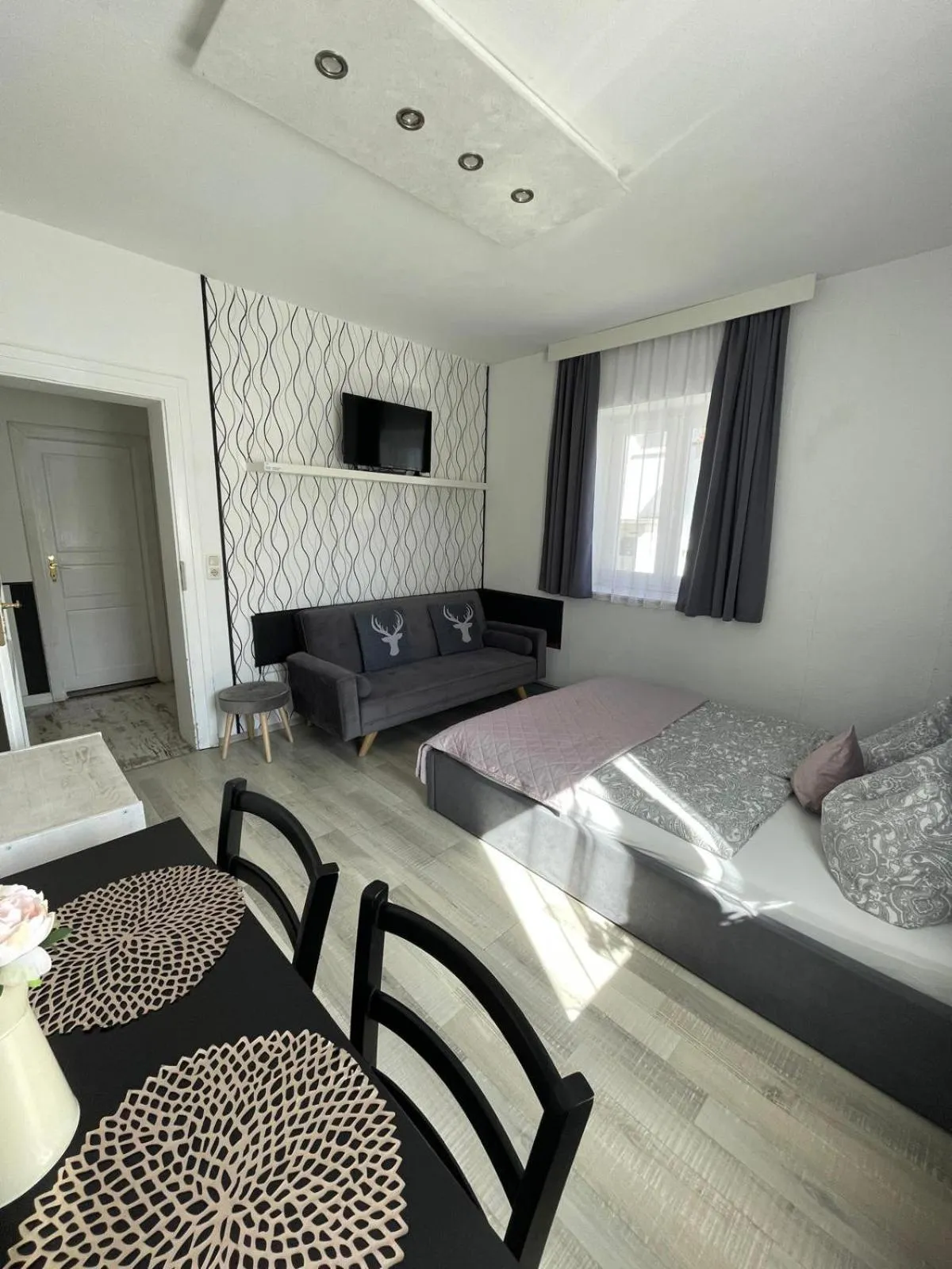 Photo of the whole room, Bed in LA Boutique House