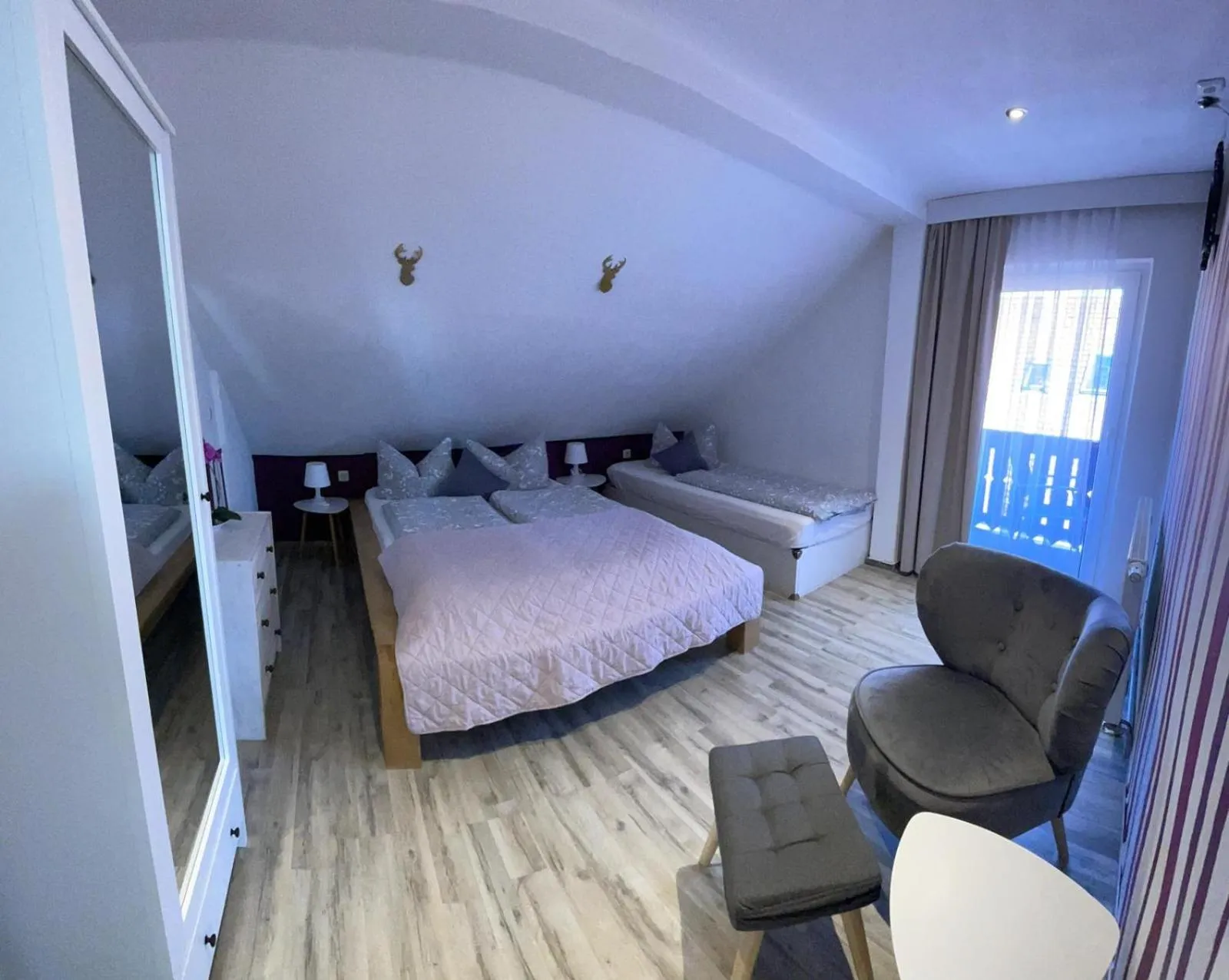 Photo of the whole room, Bed in LA Boutique House