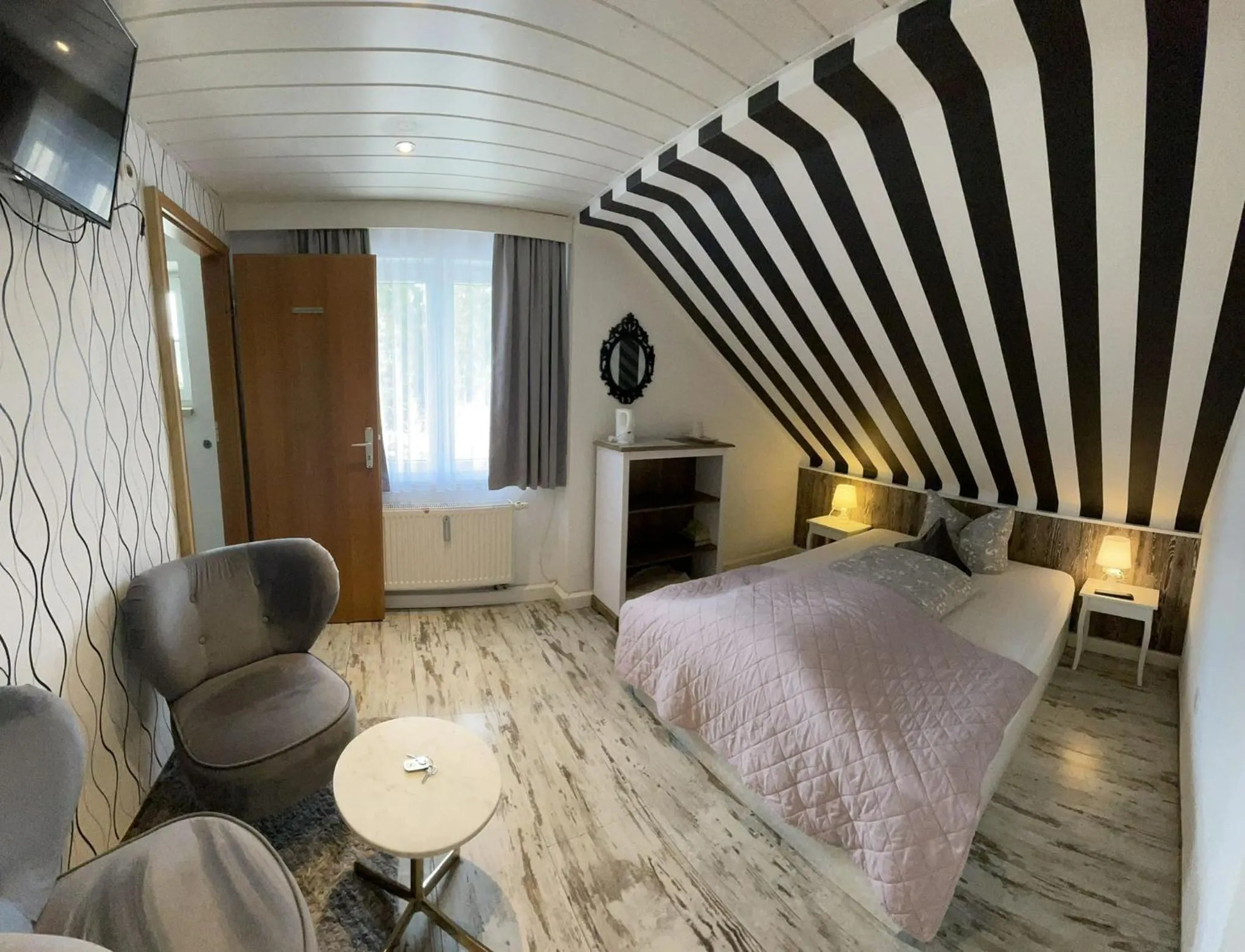 Photo of the whole room, Bed in LA Boutique House