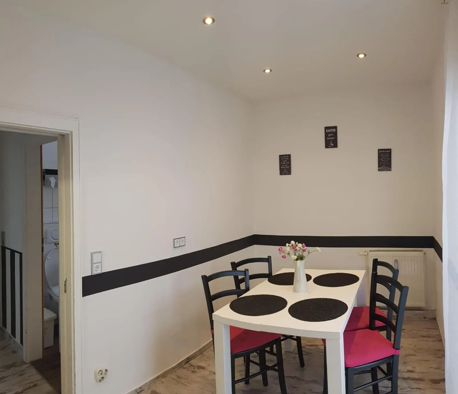 Seating area in LA Boutique House