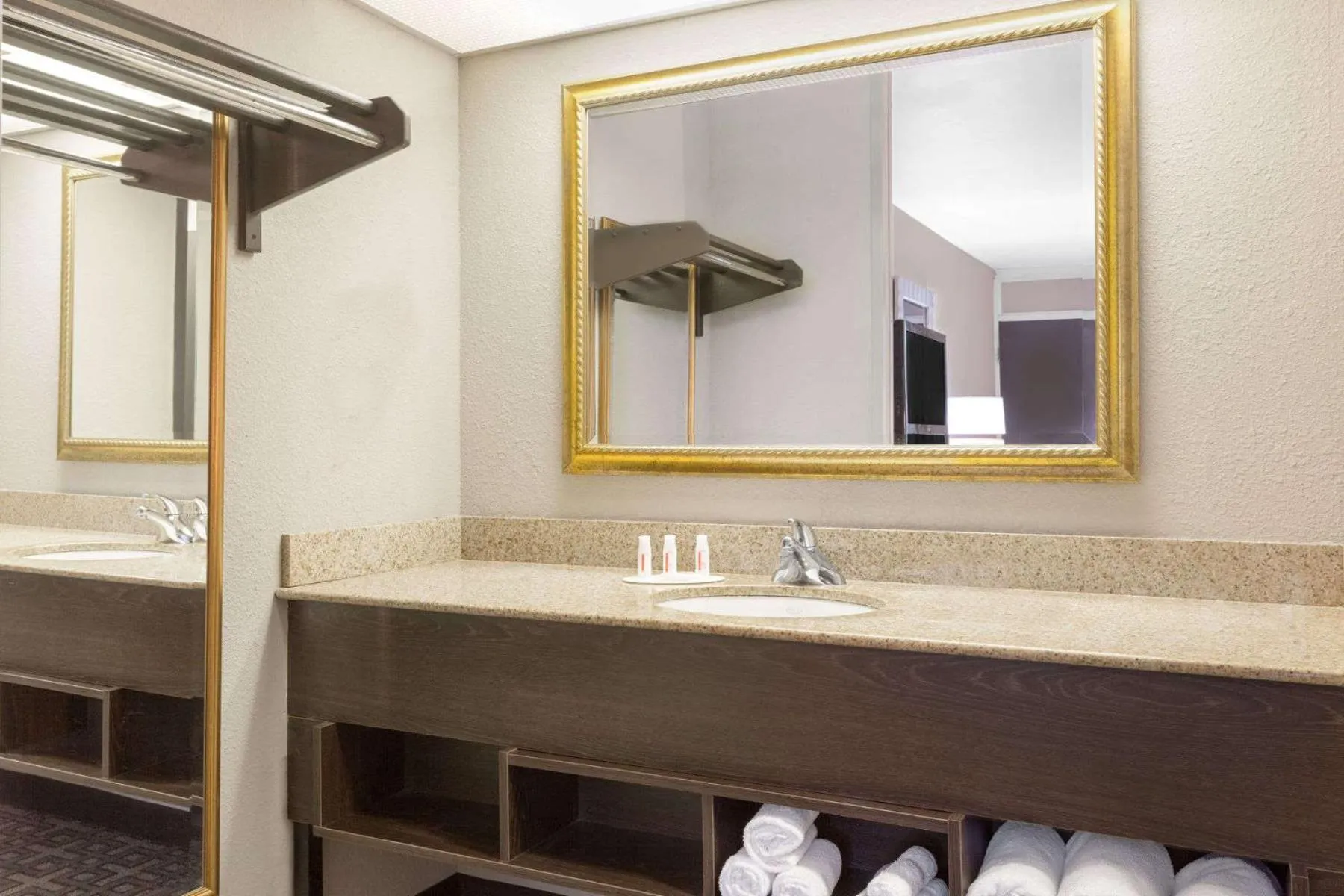 Bathroom in Ramada by Wyndham Augusta Fort Gordon