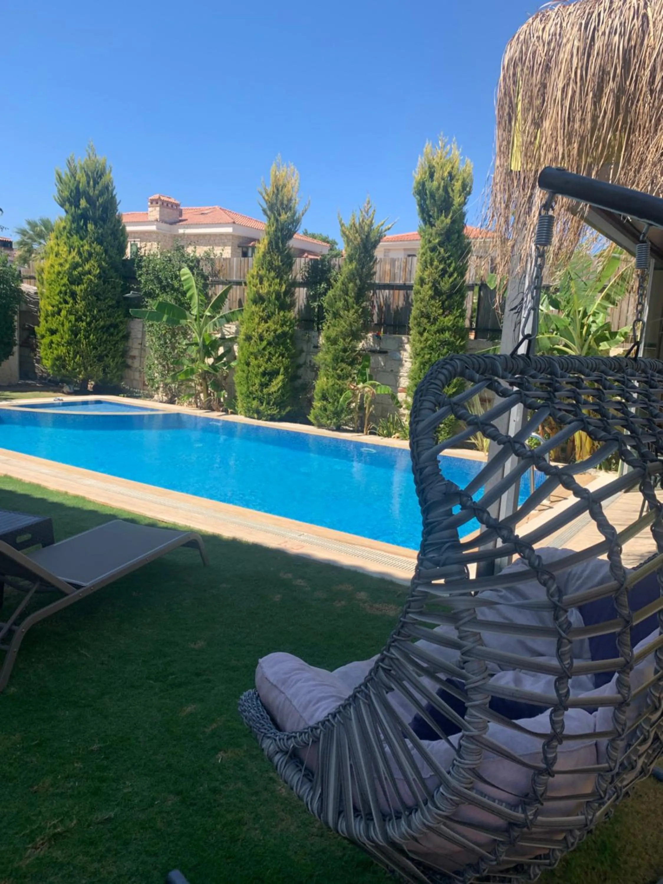Pool view in Alacati Viola Hotel