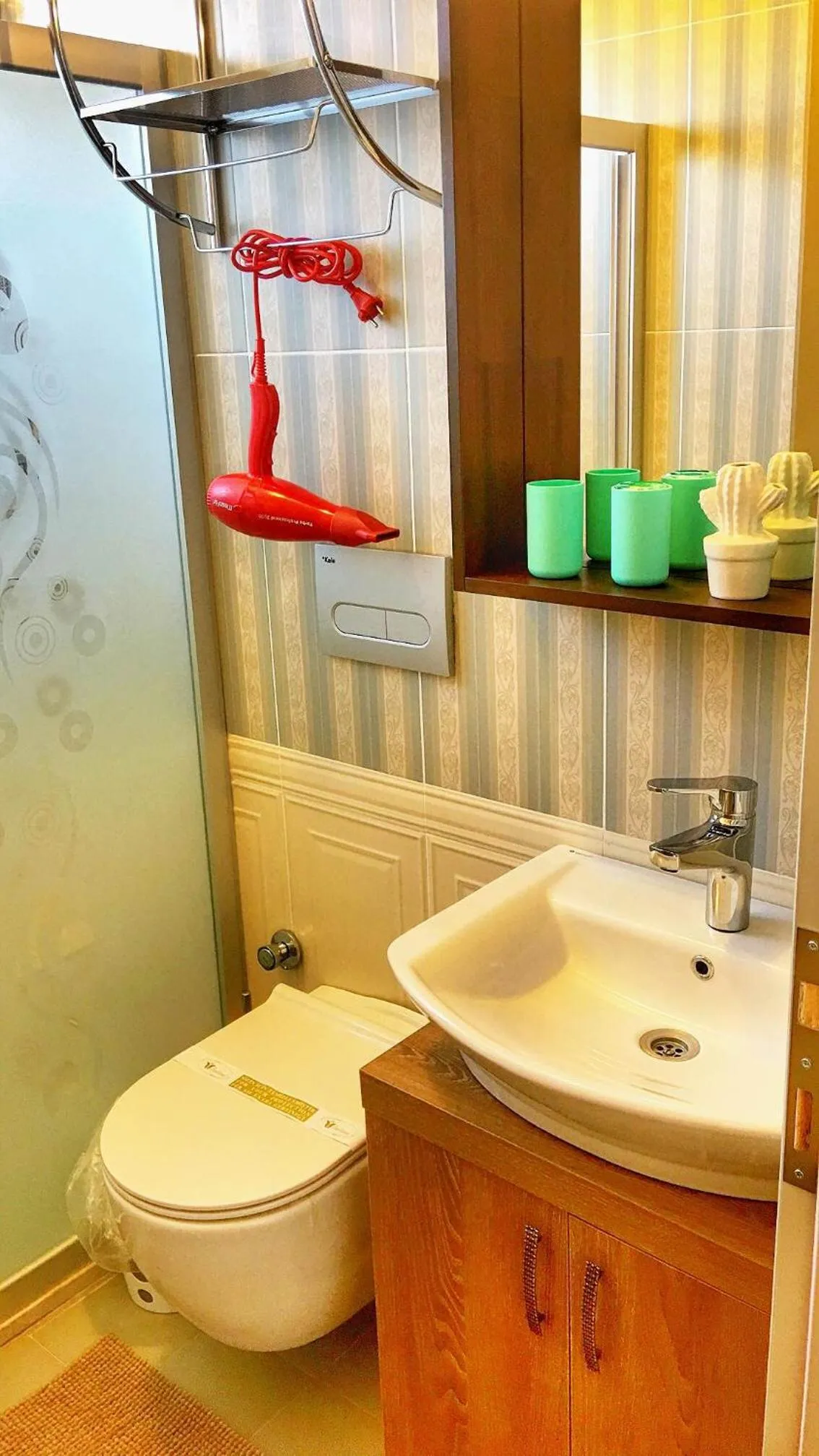 Toilet in Alacati Viola Hotel