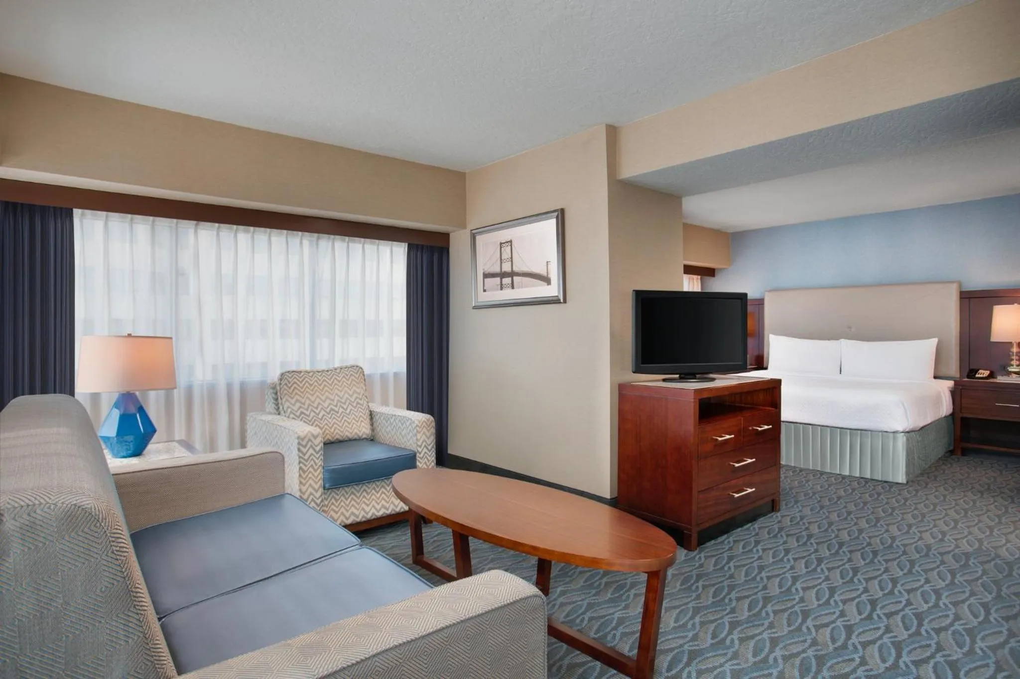 Photo of the whole room, Bed in Crowne Plaza Hotel Los Angeles Harbor by IHG
