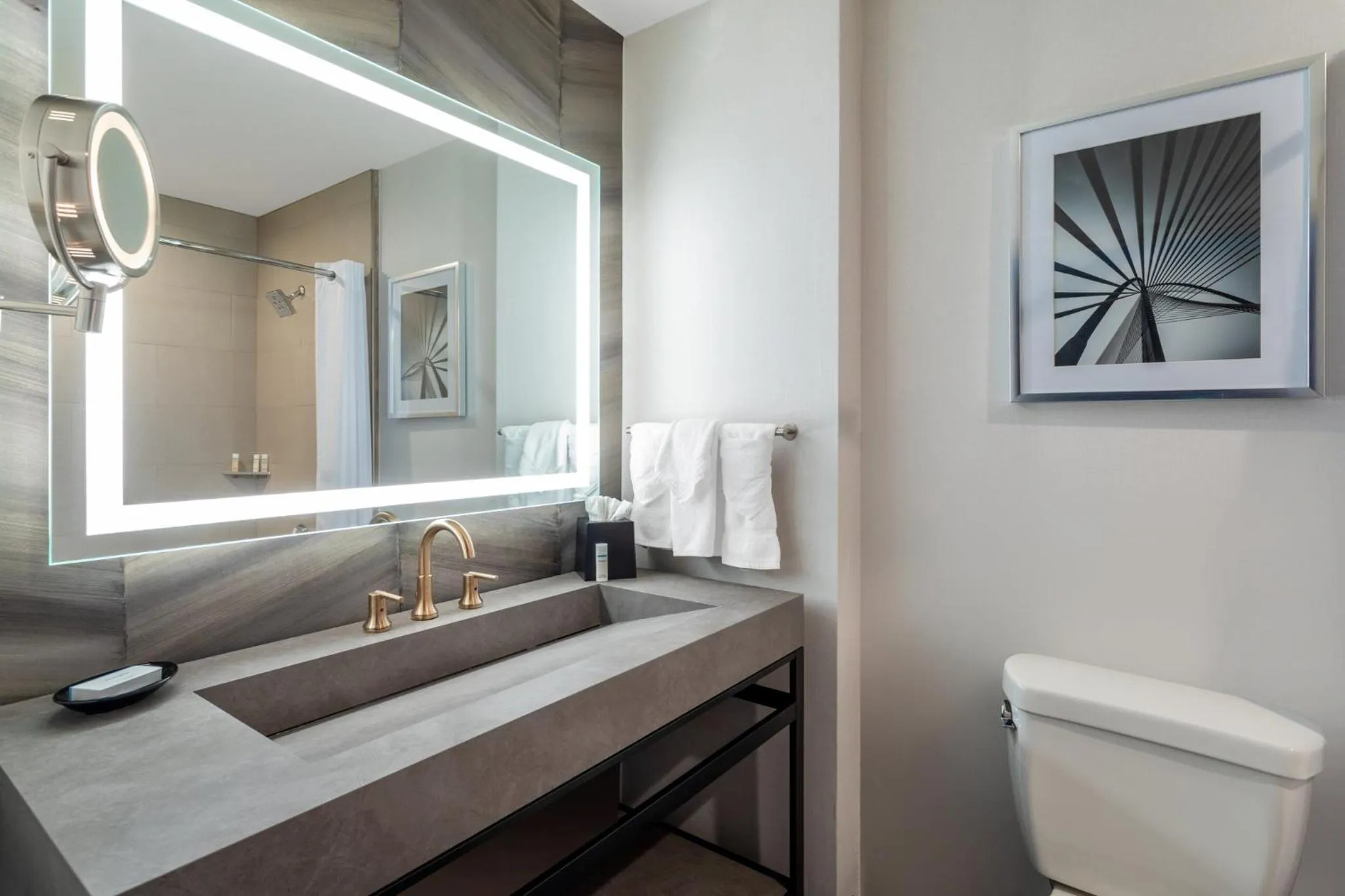 Bathroom in Crowne Plaza Hotel Los Angeles Harbor by IHG