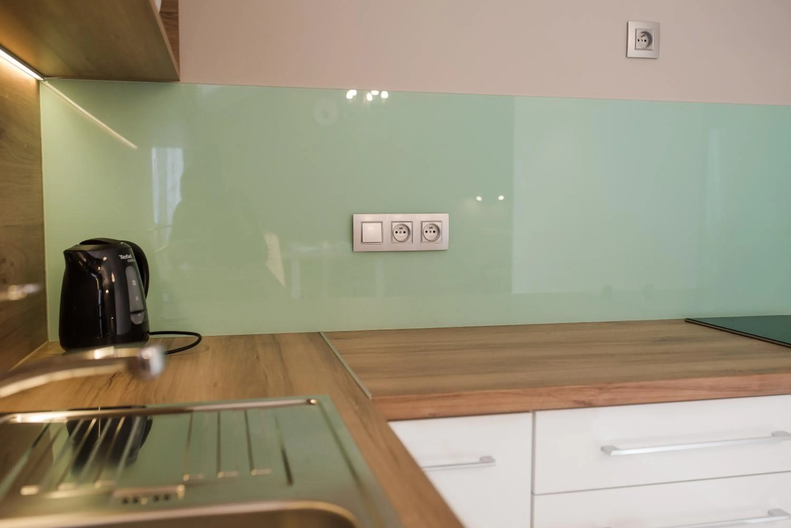 Kitchen or kitchenette in Rosa Apartamenty