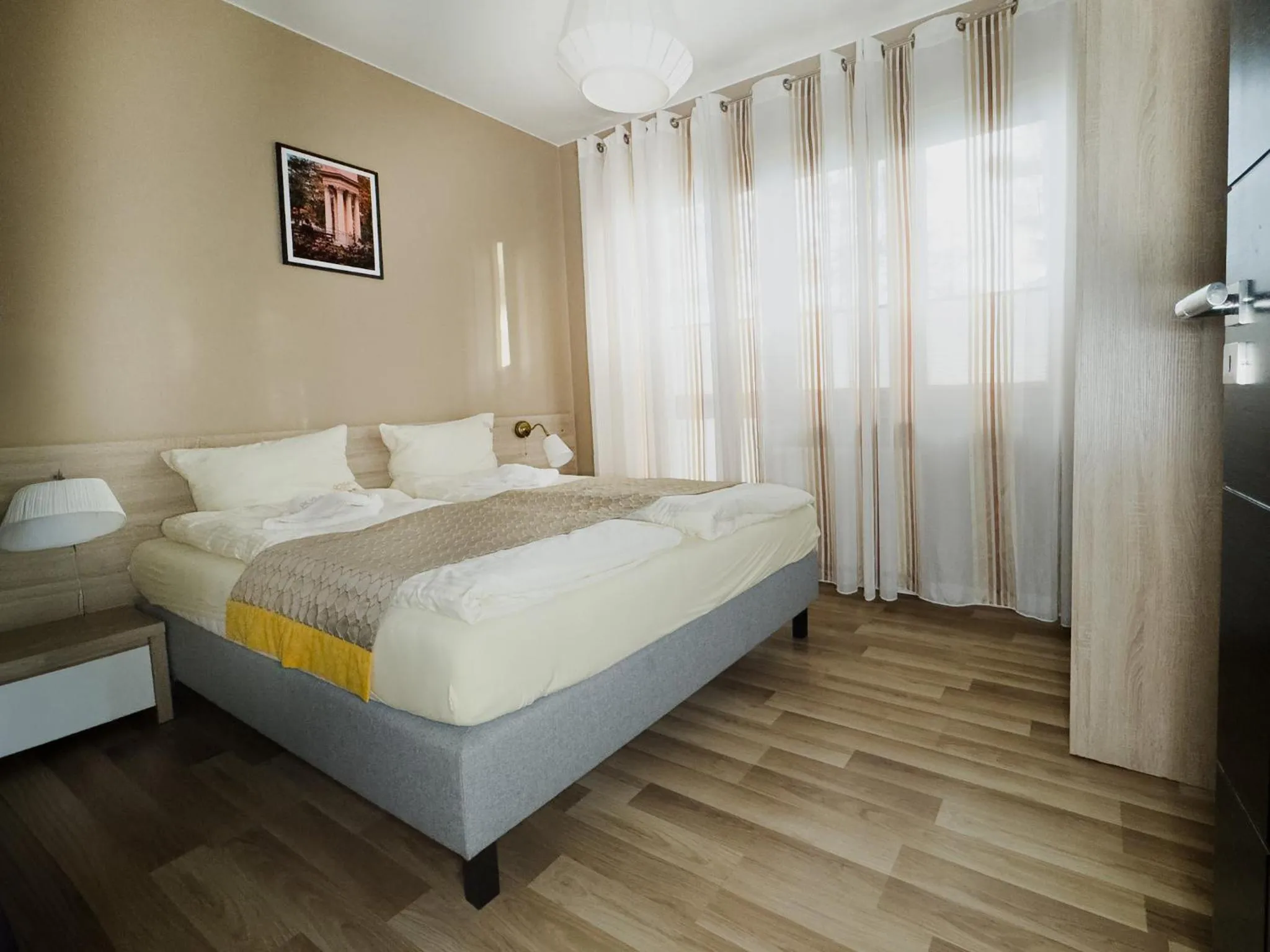 Bedroom, Bed in Rosa Apartamenty