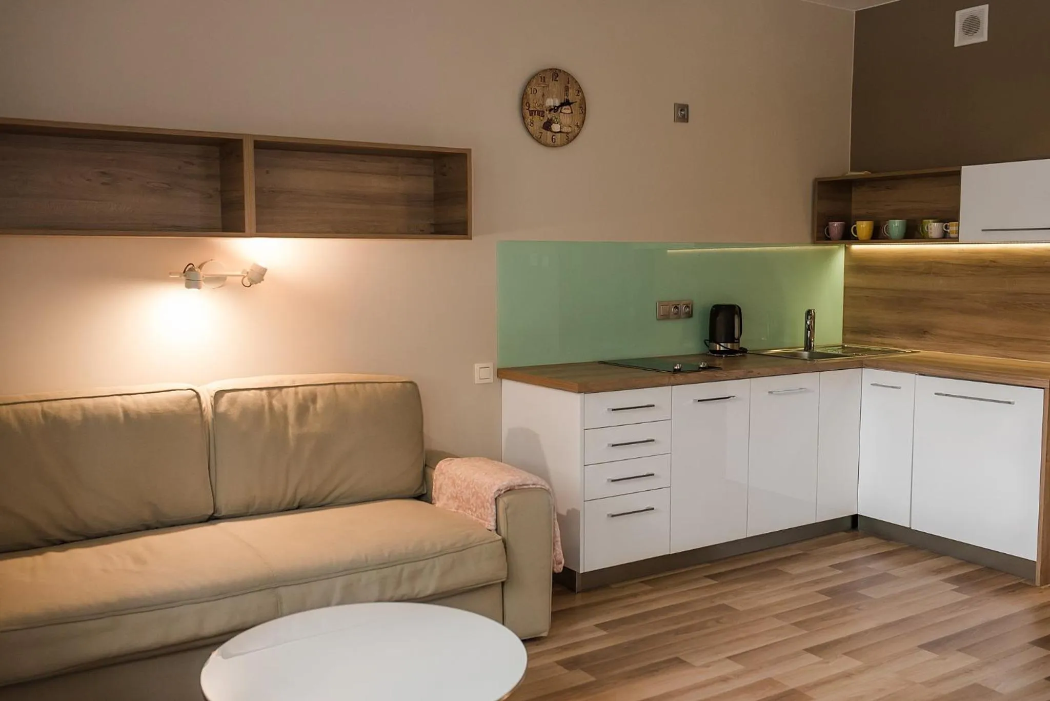 Kitchen or kitchenette in Rosa Apartamenty