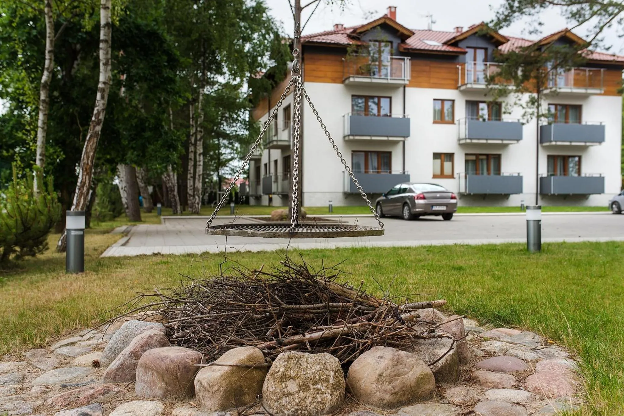 BBQ facilities in Rosa Apartamenty