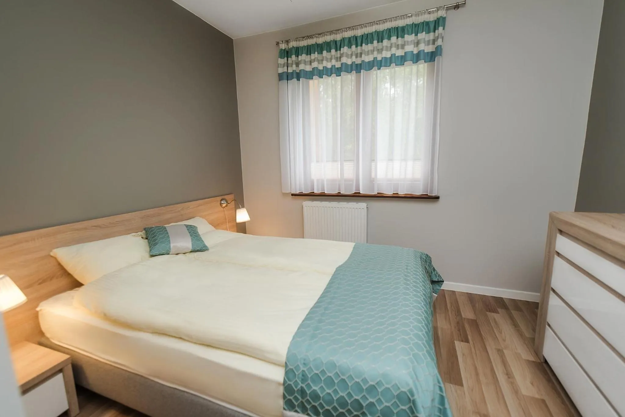 Bedroom, Bed in Rosa Apartamenty