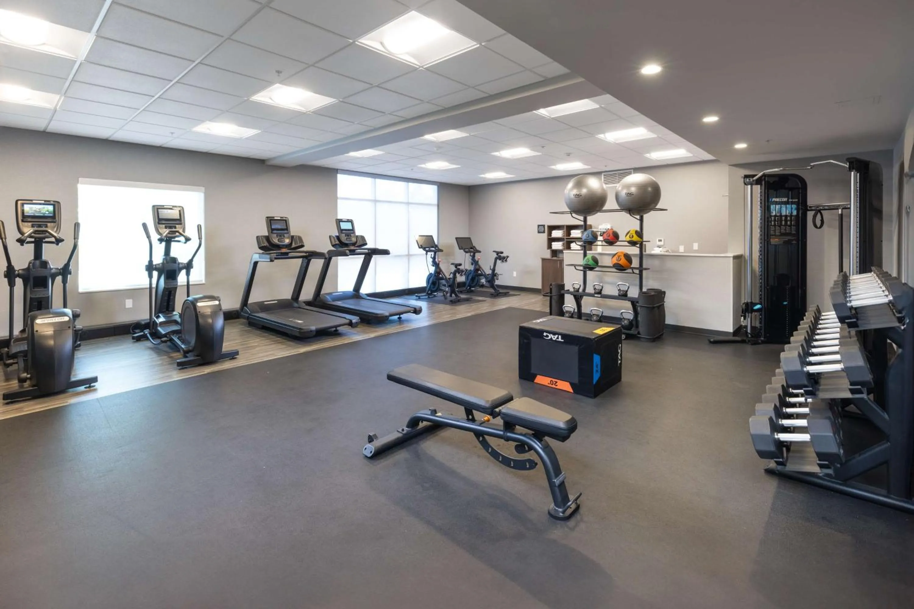 Fitness centre/facilities in Hampton Inn & Suites Yuba City