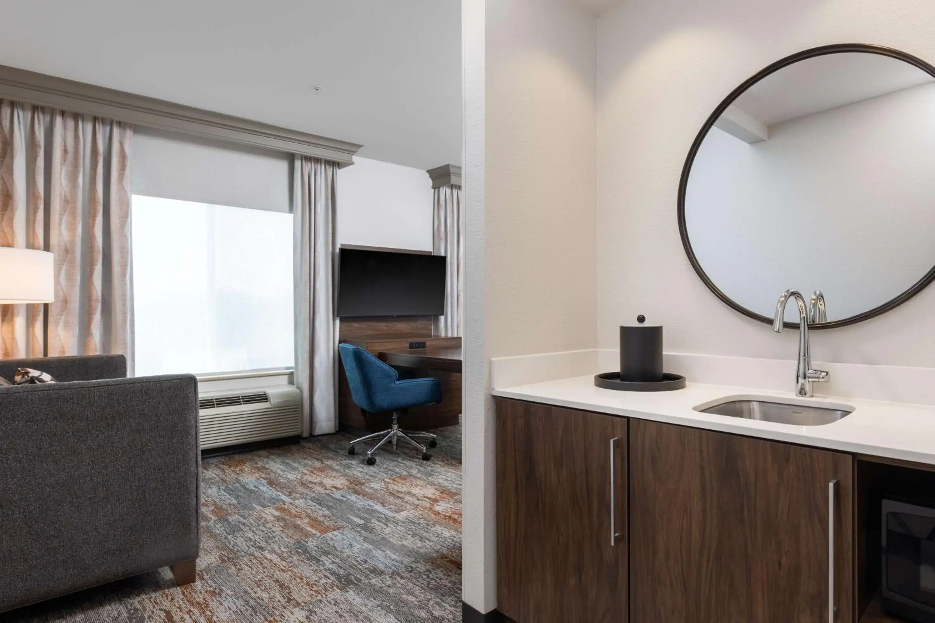 Queen Studio Suite with Two Queen Beds and Sofa Bed - Non-Smoking in Hampton Inn & Suites Yuba City Queen Studio Suite with Two Queen Beds and Sofa Bed - Non-Smoking in Hampton Inn & Suites Yuba City