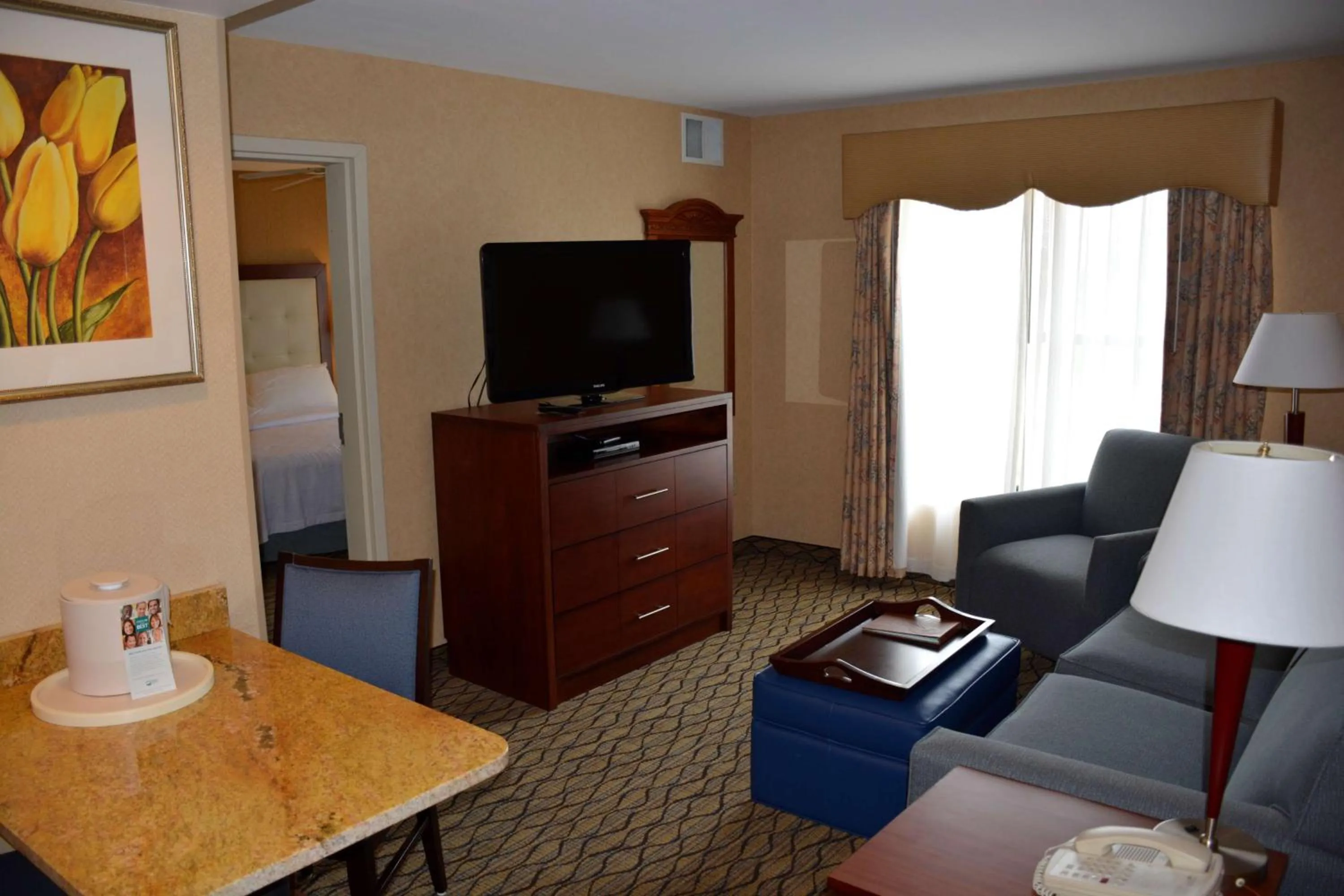 Living room in Homewood Suites by Hilton Brighton