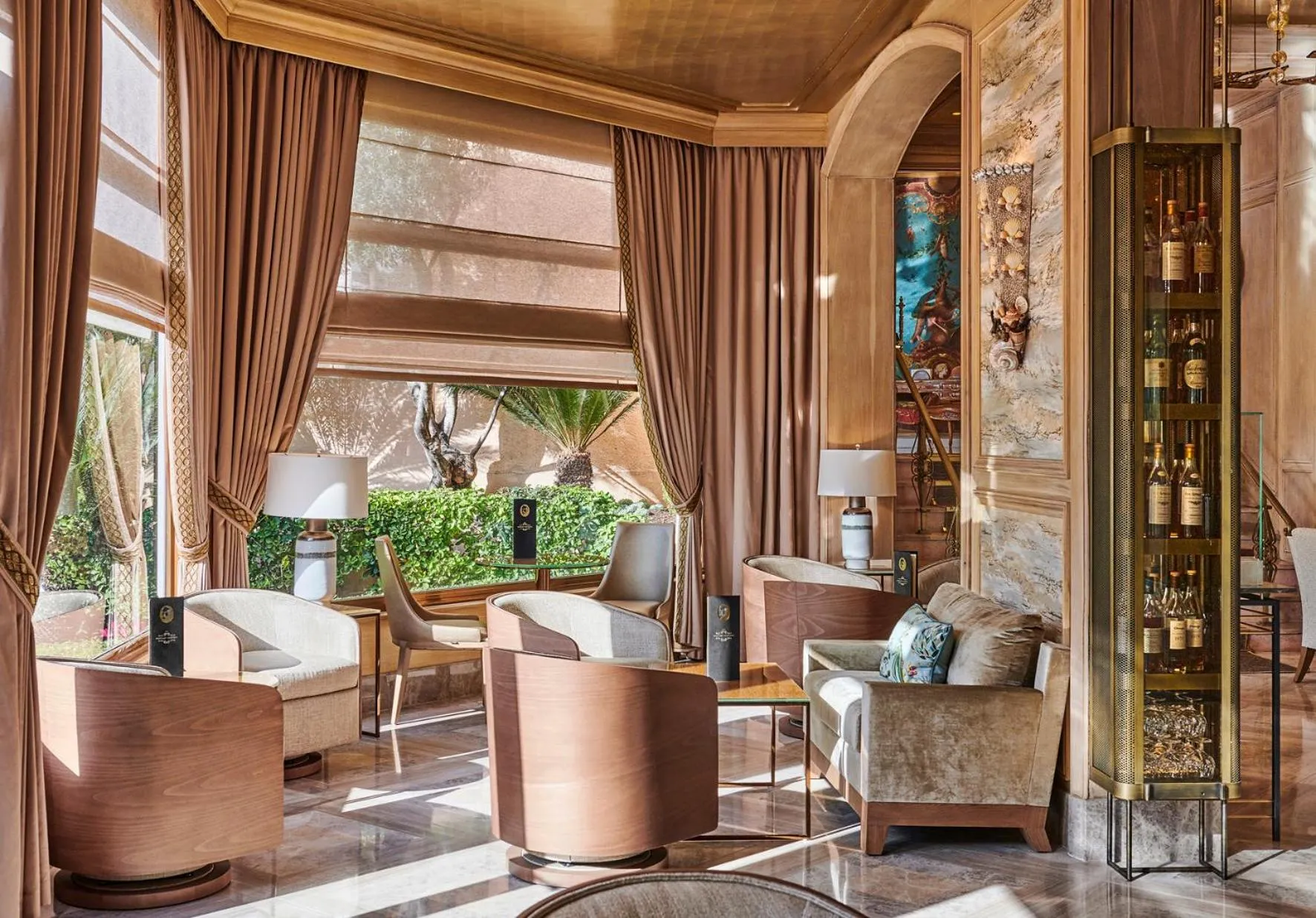 Living room in La Réserve de Beaulieu