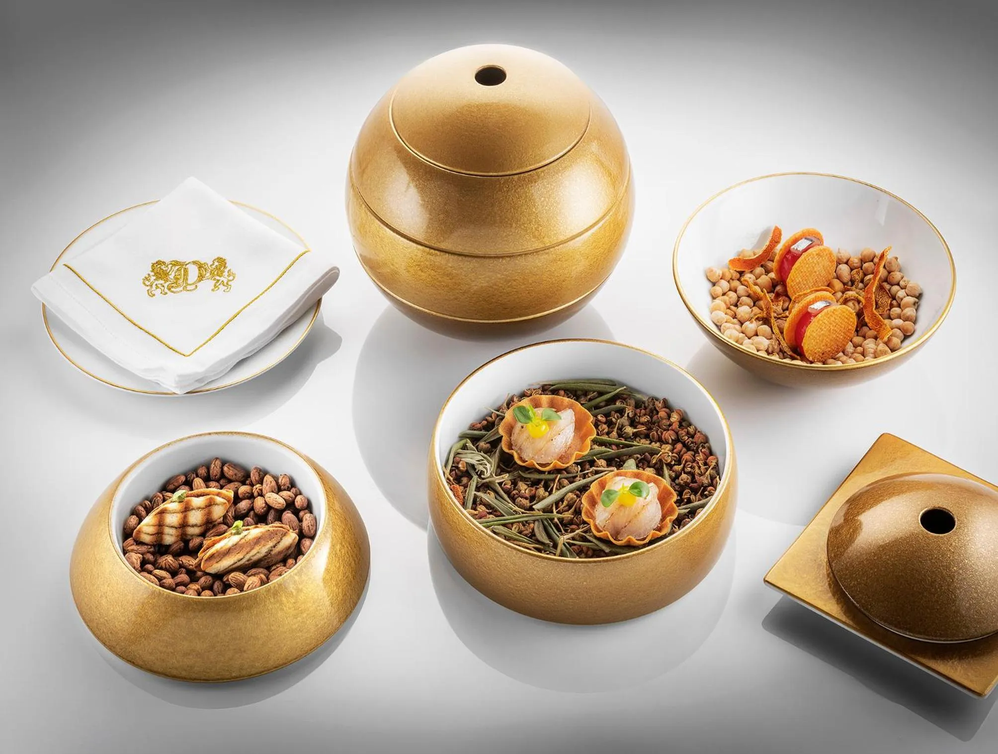 Food and drinks in La Réserve de Beaulieu