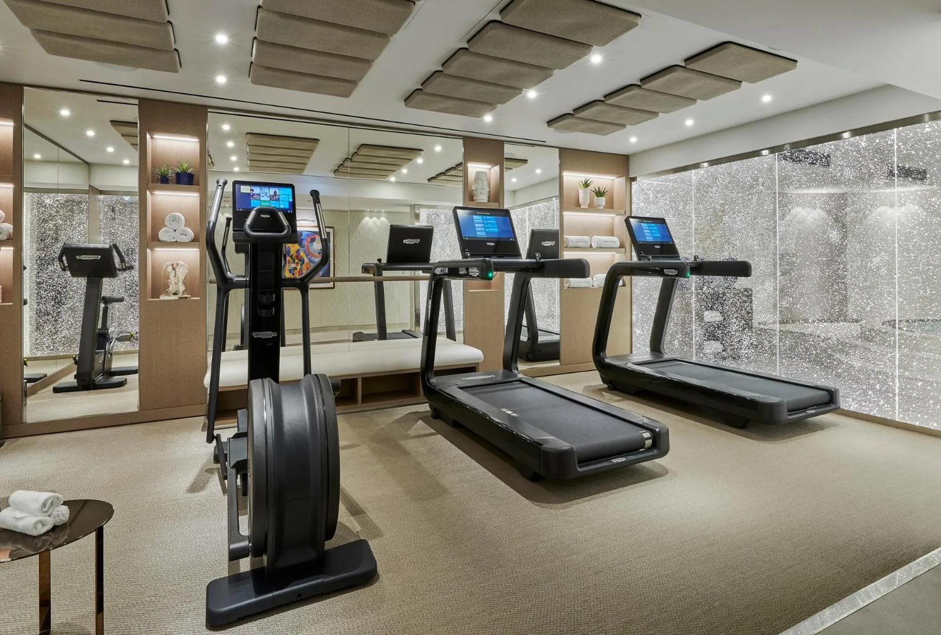 Fitness centre/facilities in La Réserve de Beaulieu