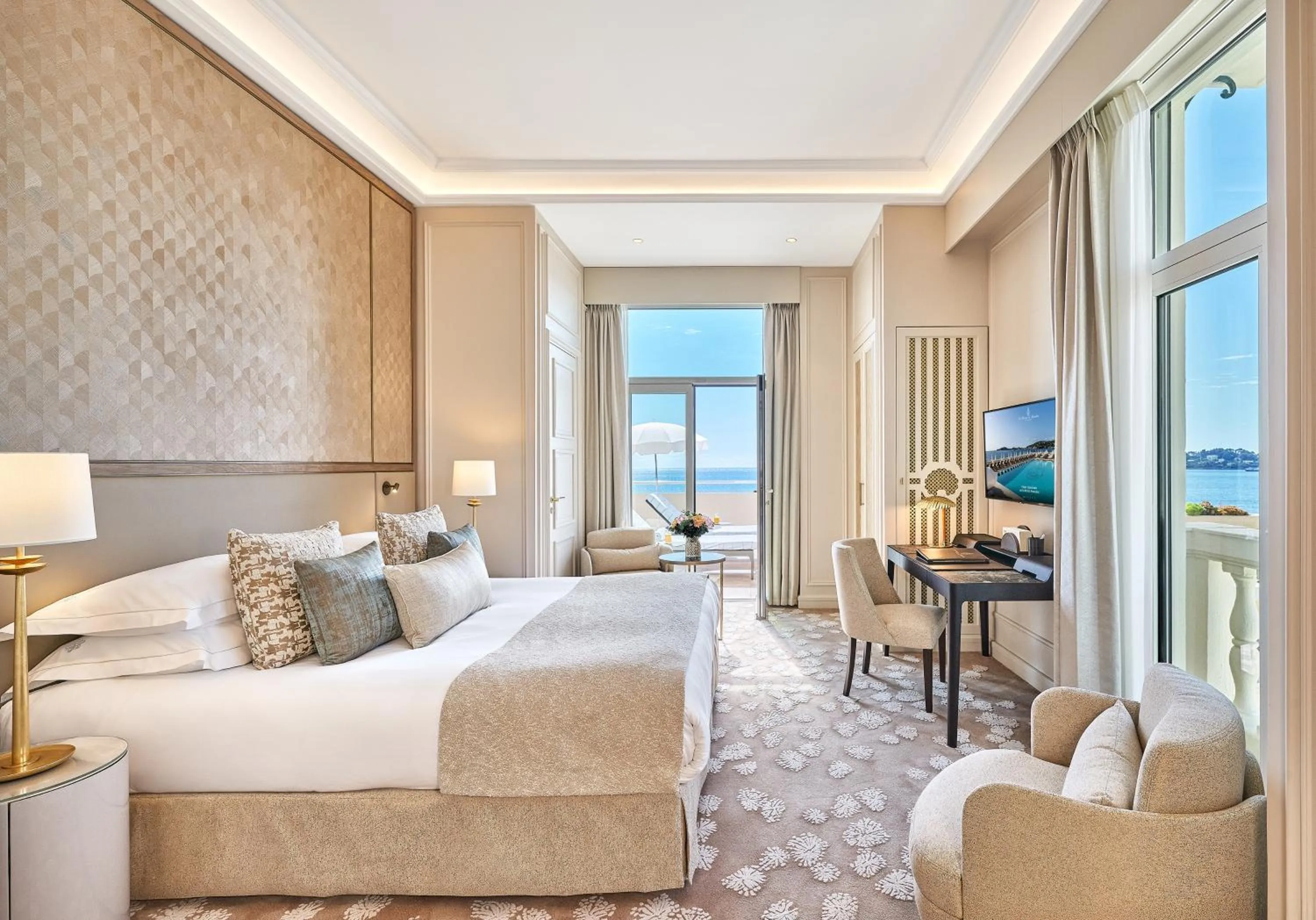 Bed in La Réserve de Beaulieu