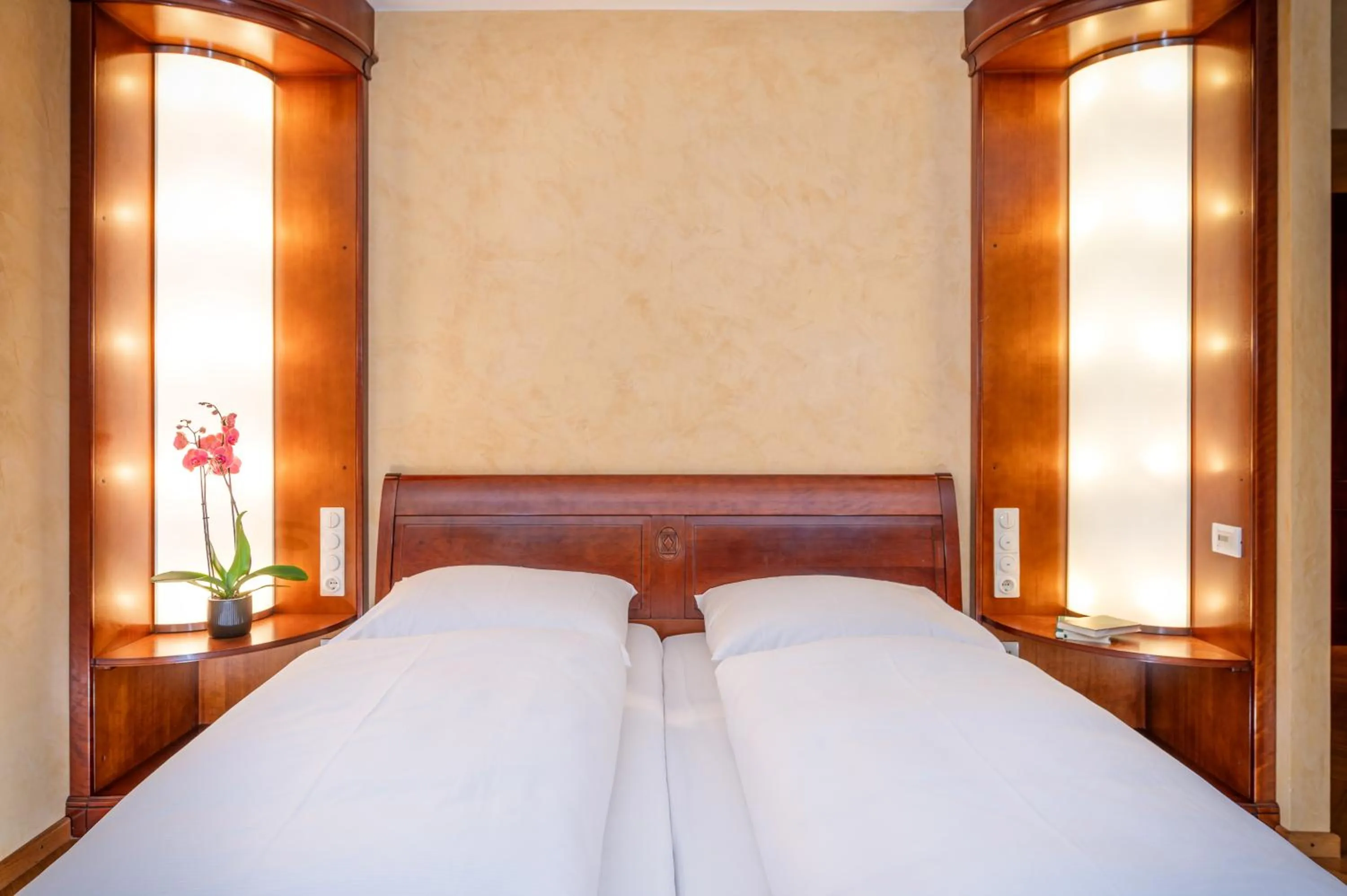 Photo of the whole room, Bed in AllgäuStern Hotel