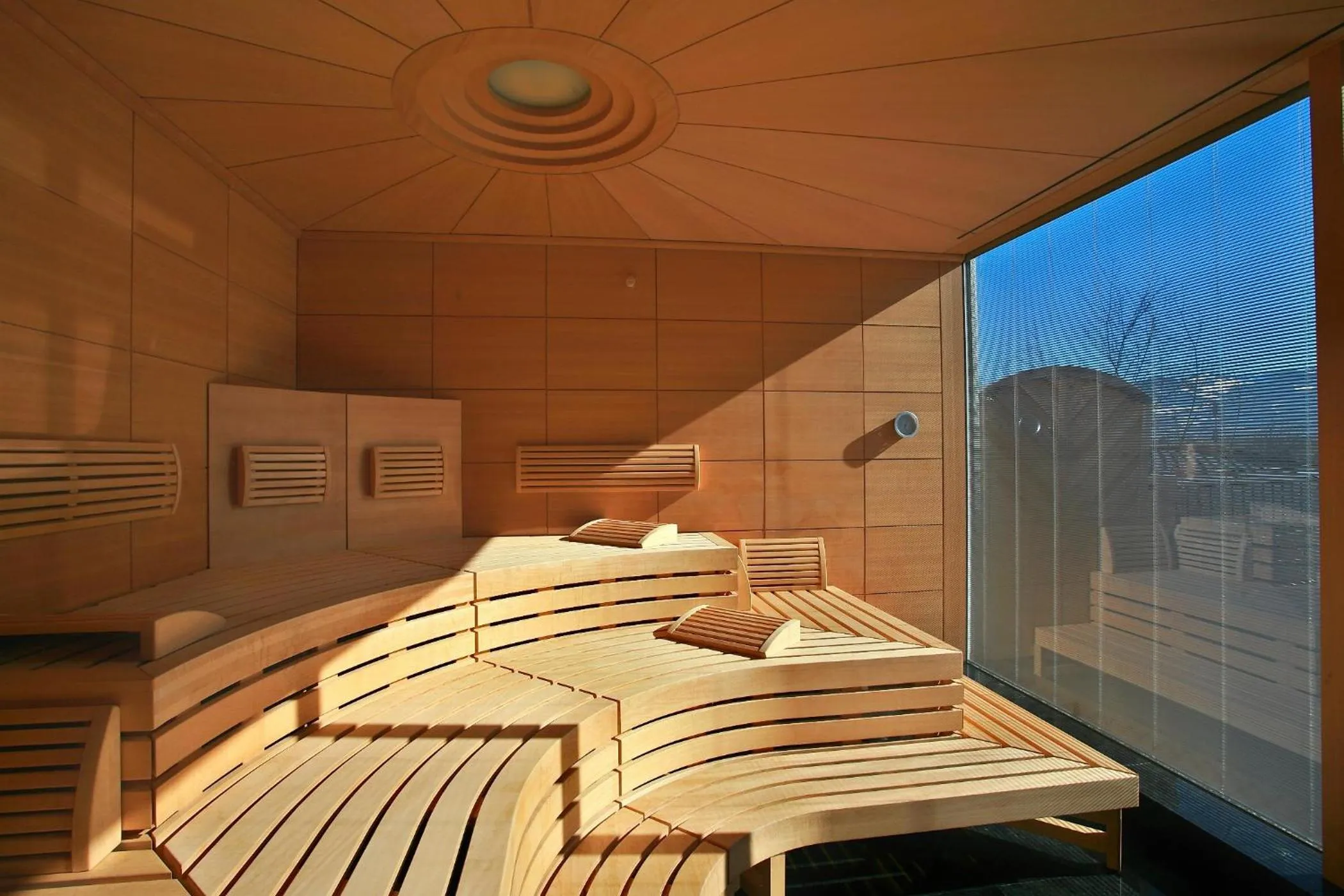Sauna, Bed in AllgäuStern Hotel