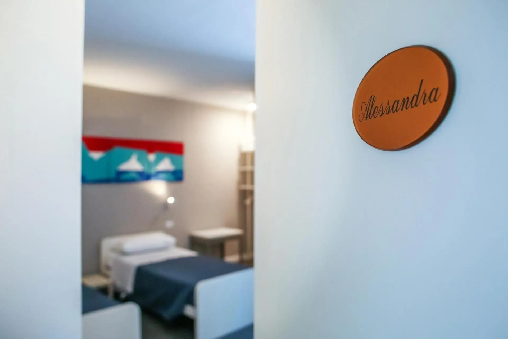 Bed in B&B WarmUp Grosseto - Parcheggio incluso nella corte interna