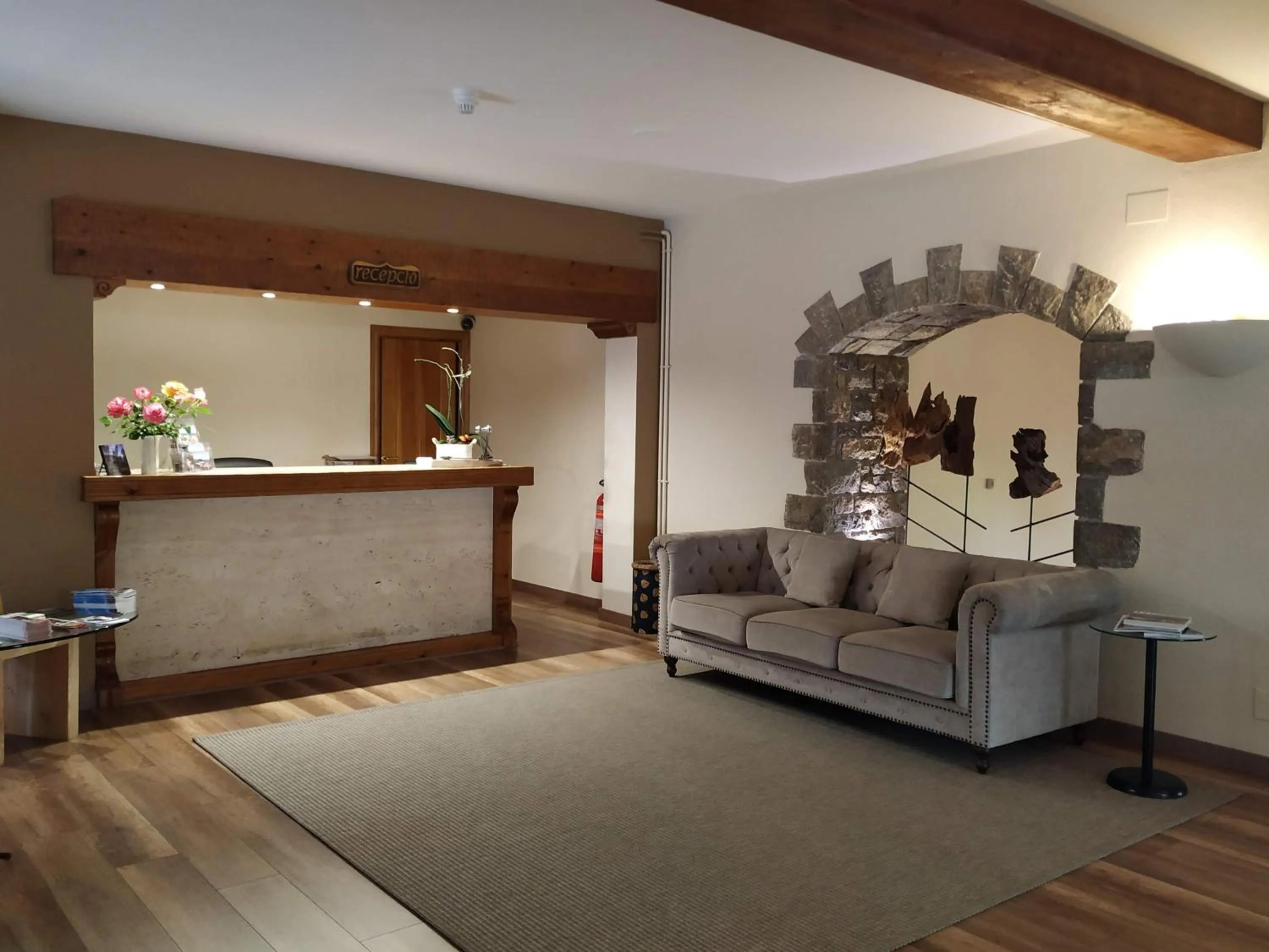 Lobby or reception in Hotel Roca