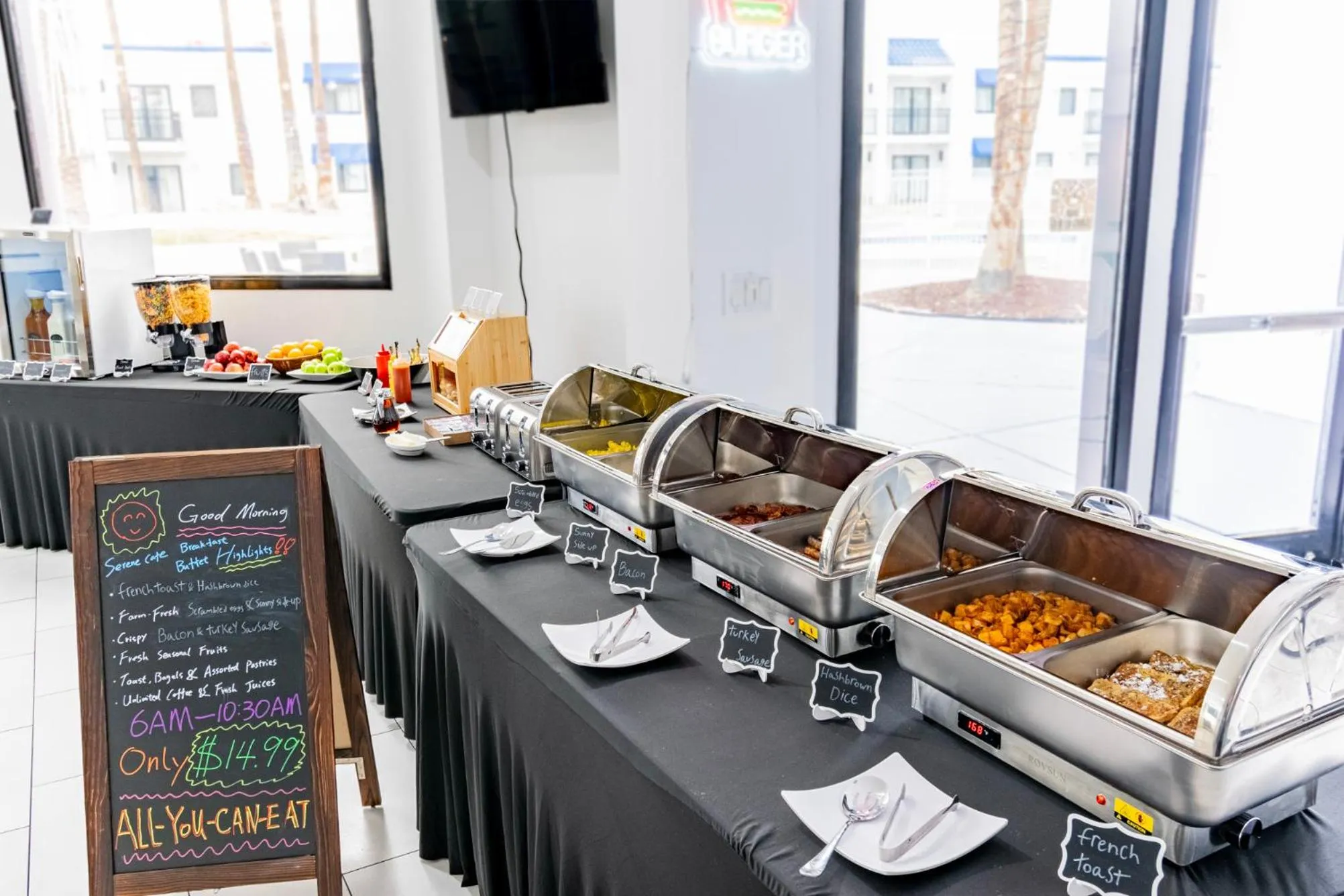 Restaurant/places to eat in Serene Vegas Boutique Hotel Las Vegas