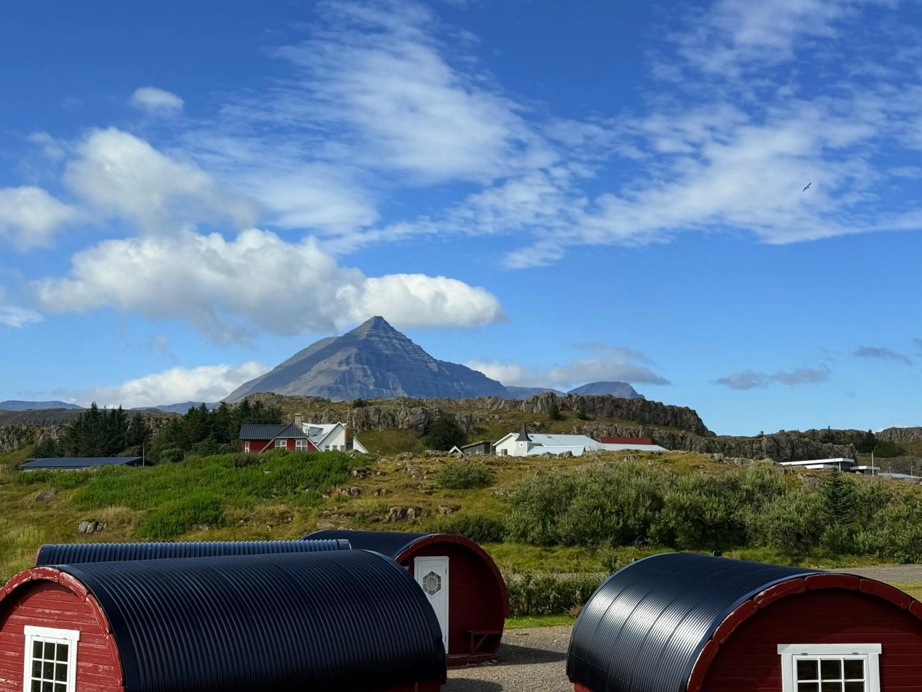 Natural landscape in Framtid Camping Lodging Barrels