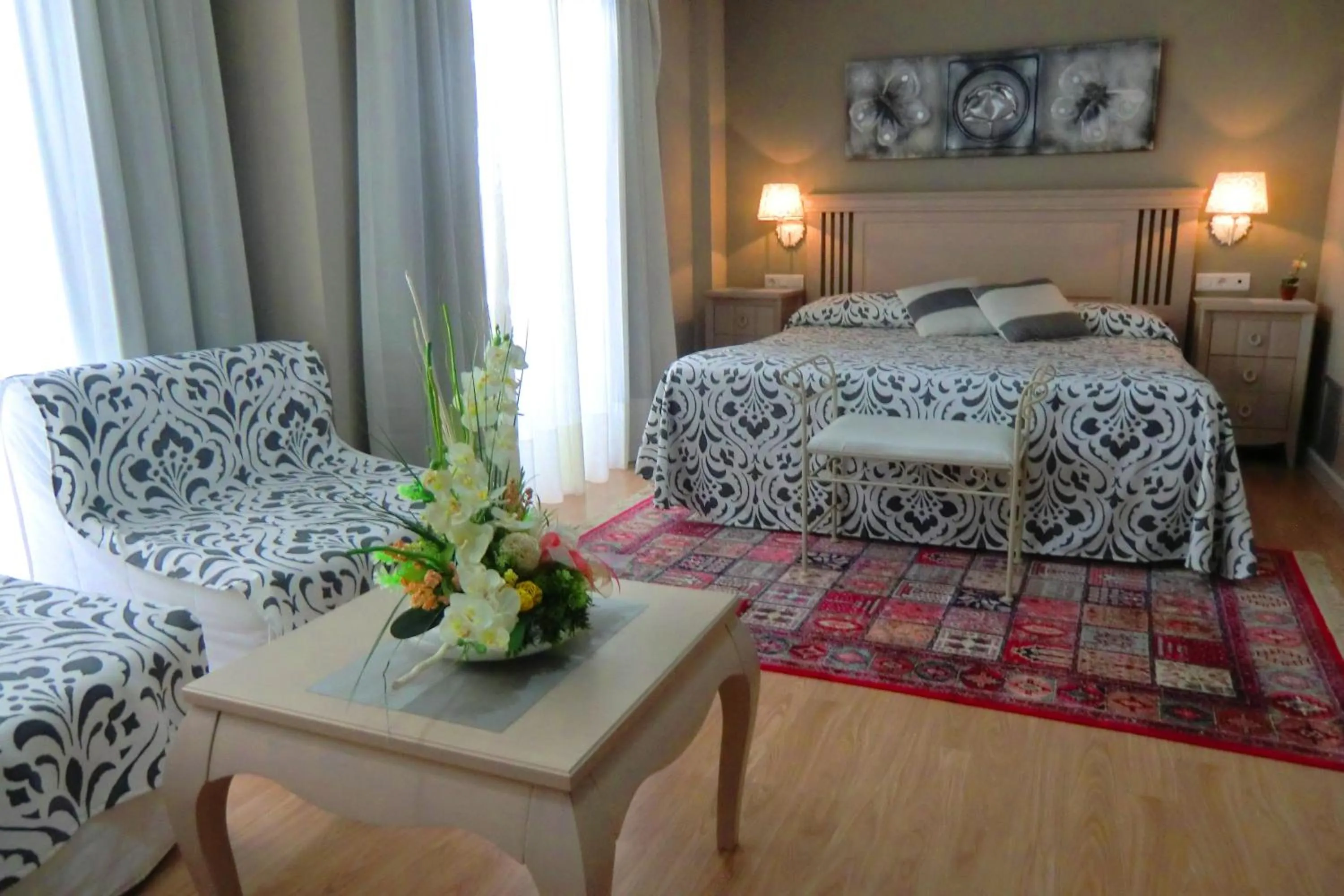 Decorative detail, Bed in Hotel Vila Mar