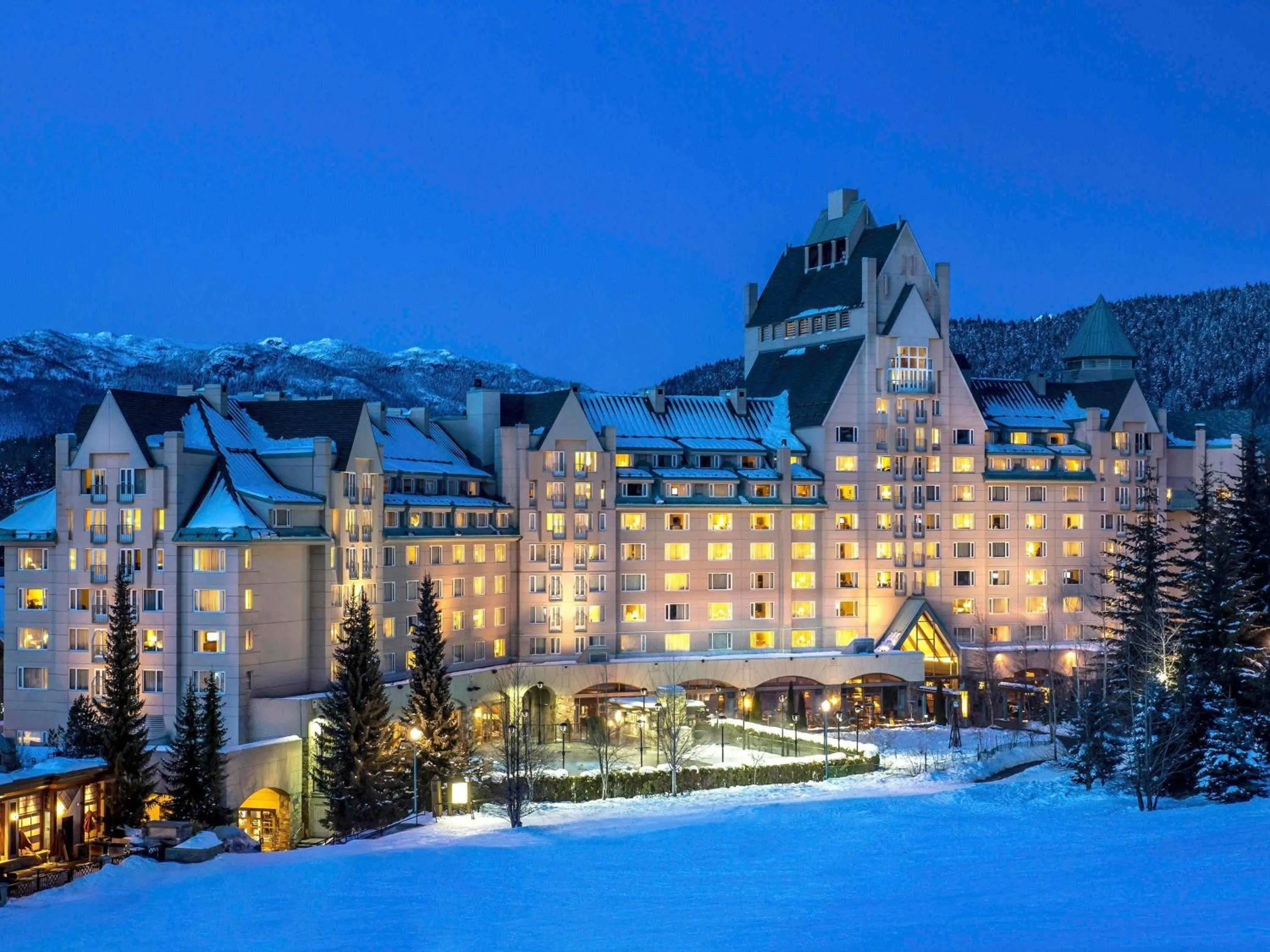 Property building in Fairmont Chateau Whistler