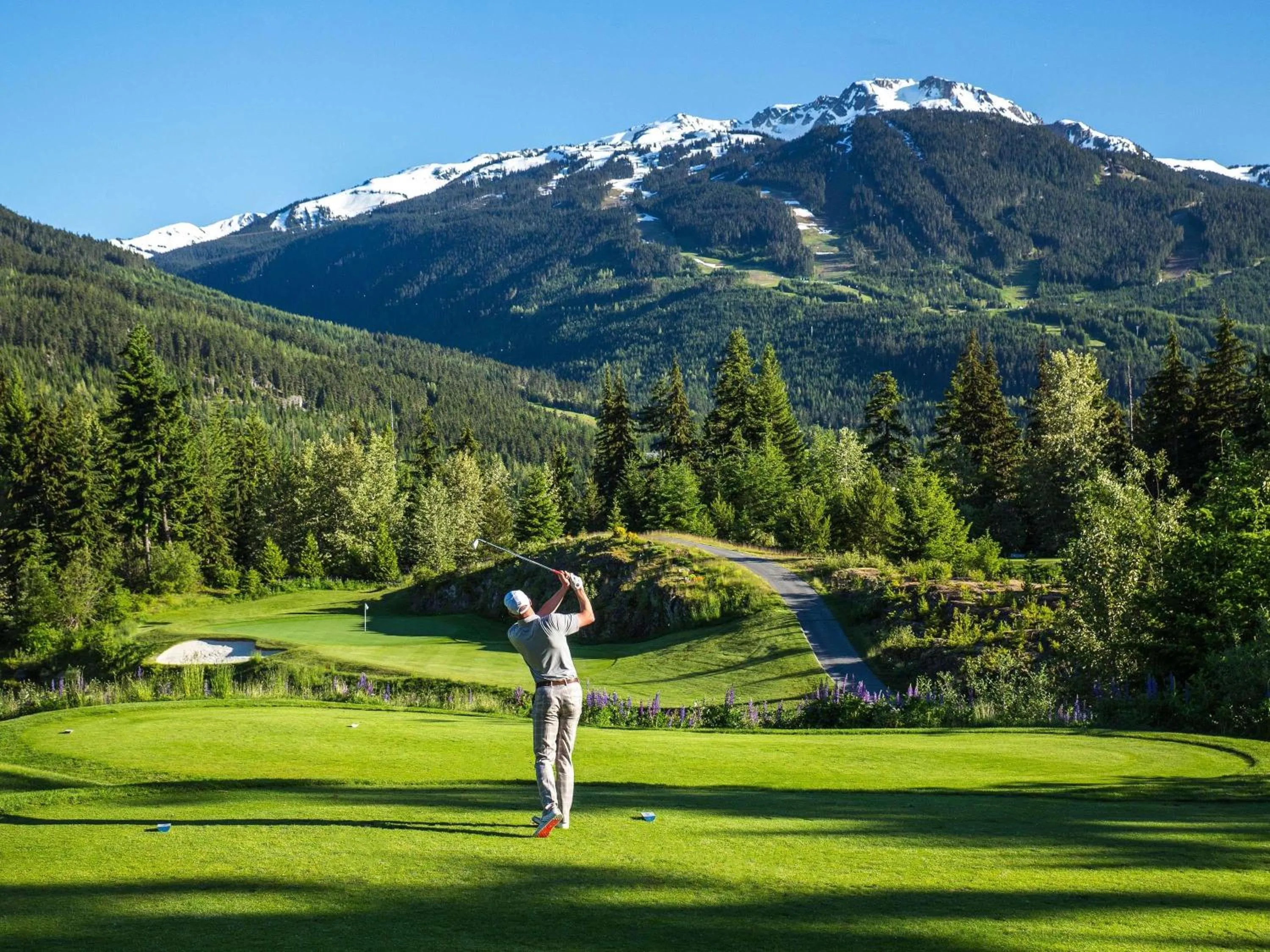 Golfcourse in Fairmont Chateau Whistler