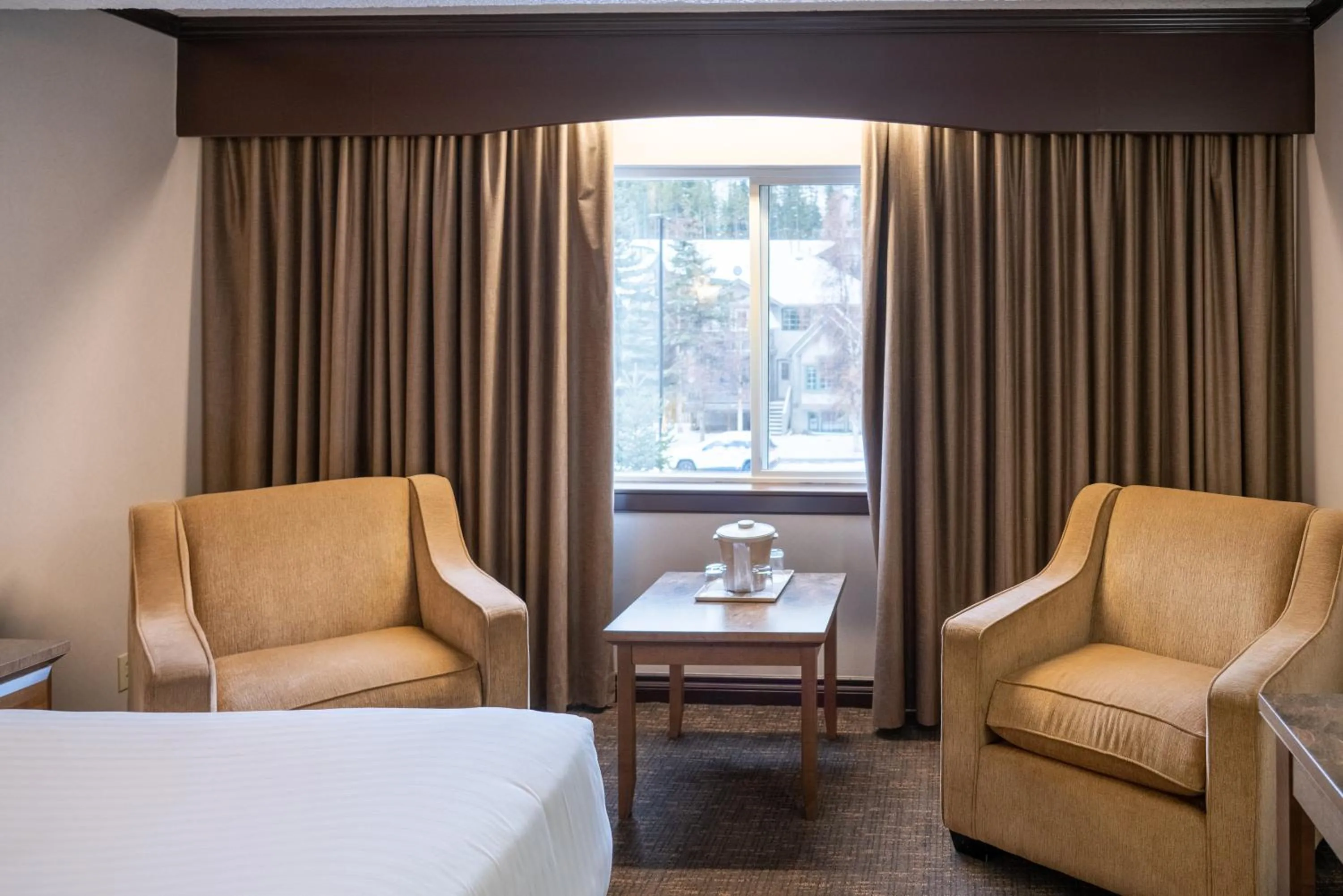 Seating area in The Rundlestone Lodge