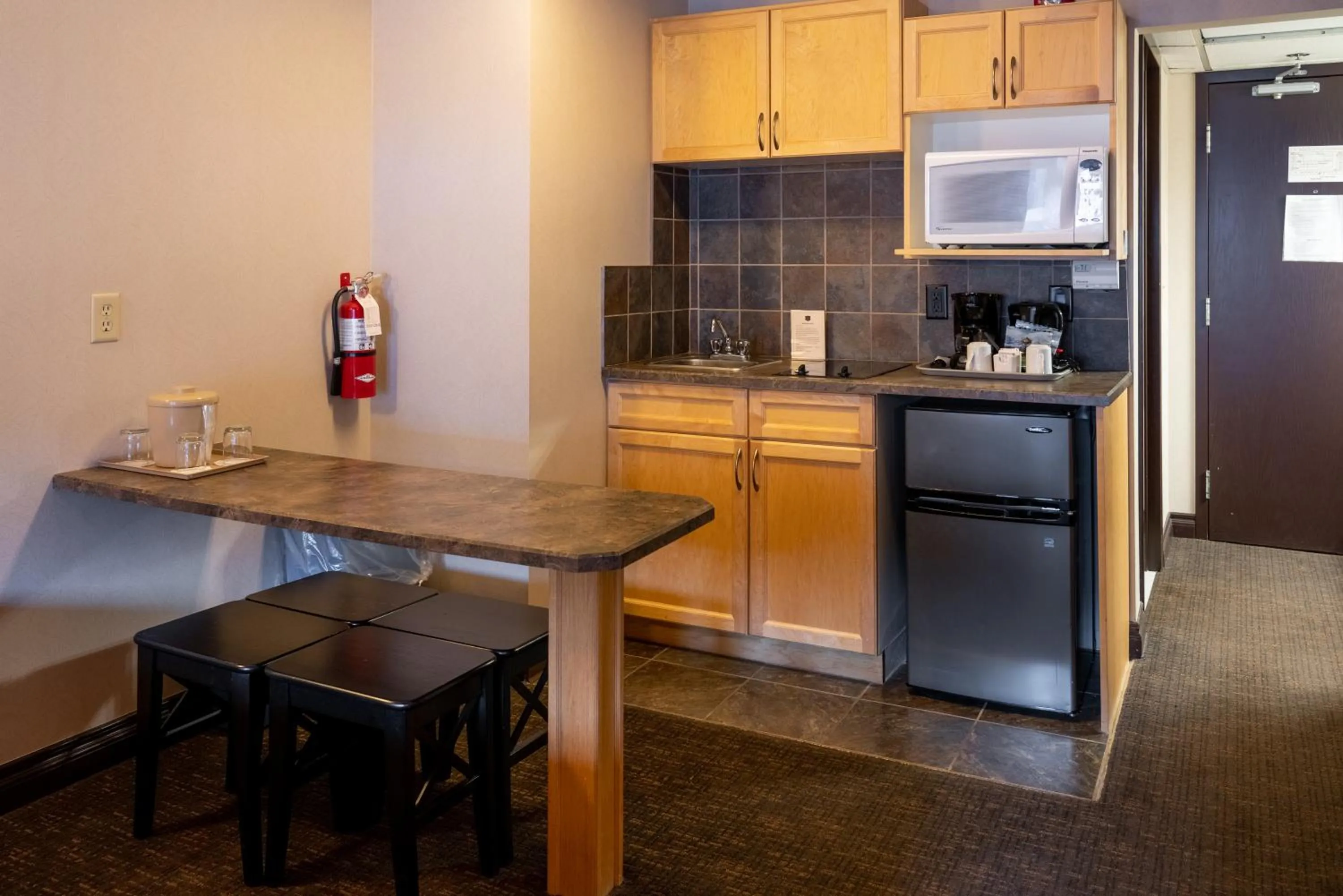 Dining area in The Rundlestone Lodge