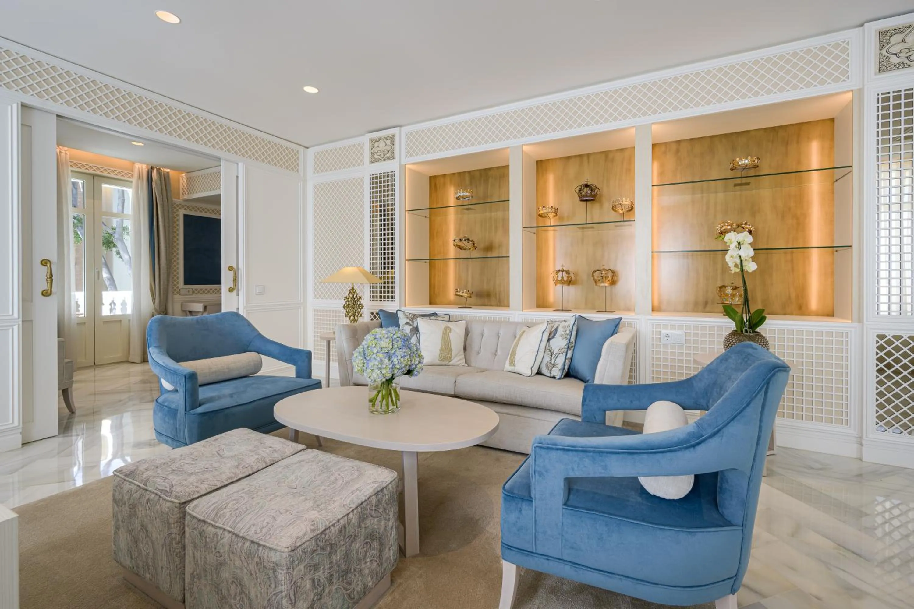 Living room in Gran Hotel Miramar GL