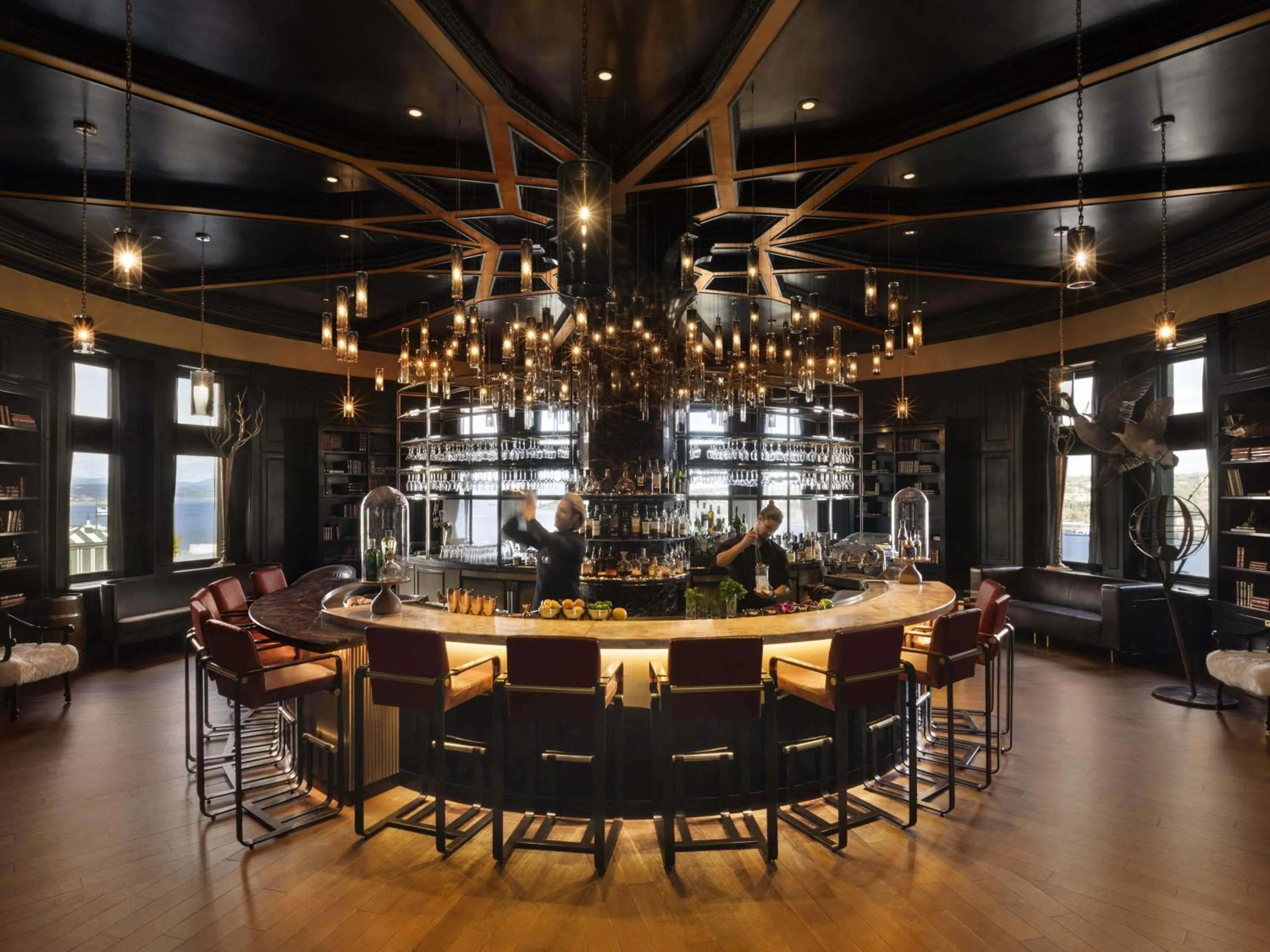 Lounge or bar in Fairmont Le Chateau Frontenac