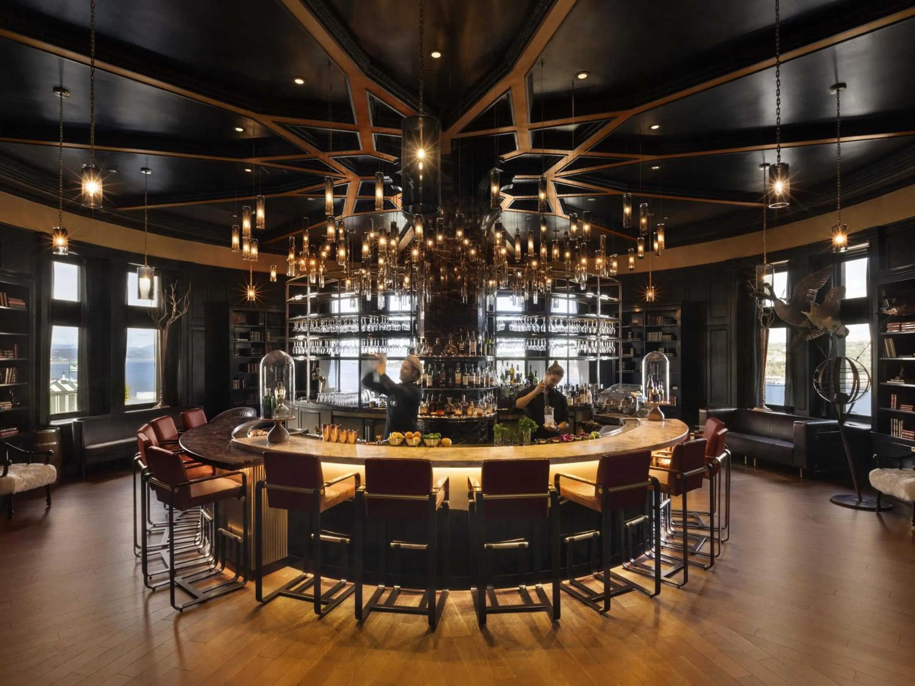 Lounge or bar in Fairmont Le Chateau Frontenac