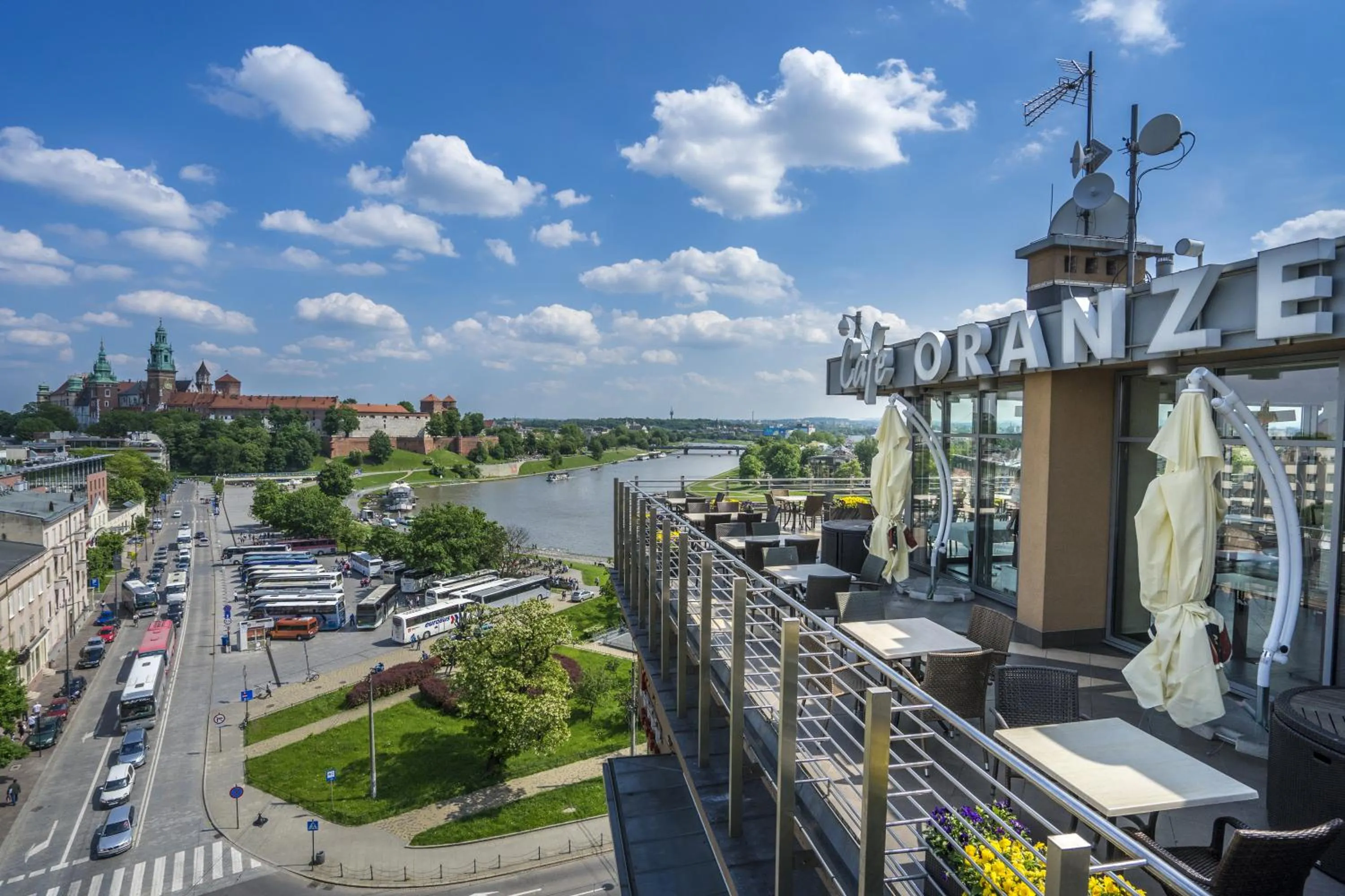 Bird's eye view in Hotel Kossak