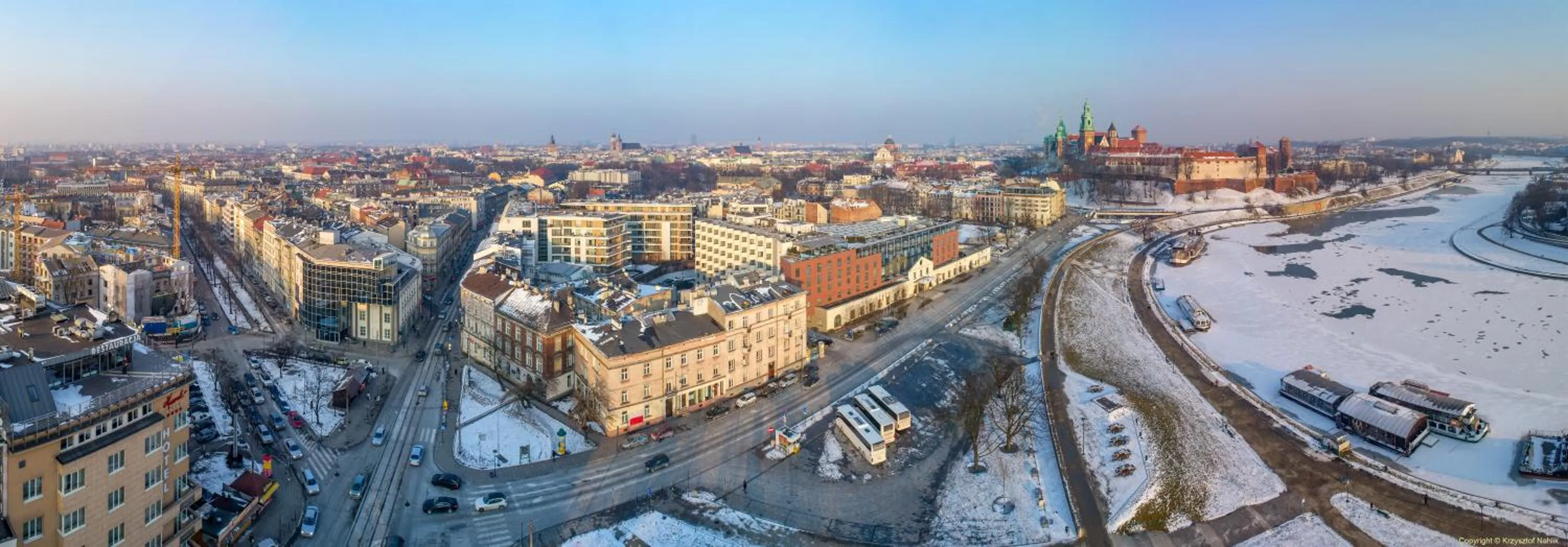 City view in Hotel Kossak