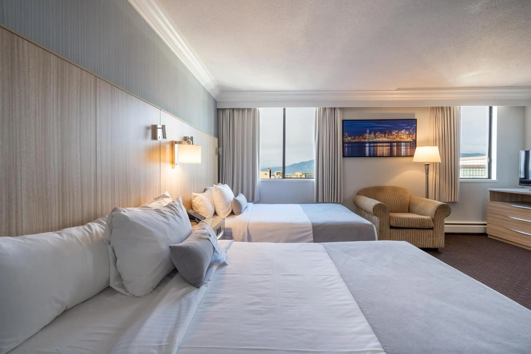 Bed in Century Plaza Hotel