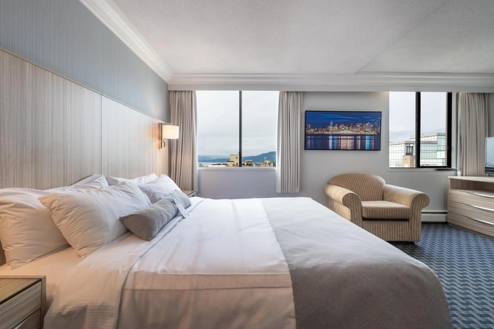 Bed in Century Plaza Hotel