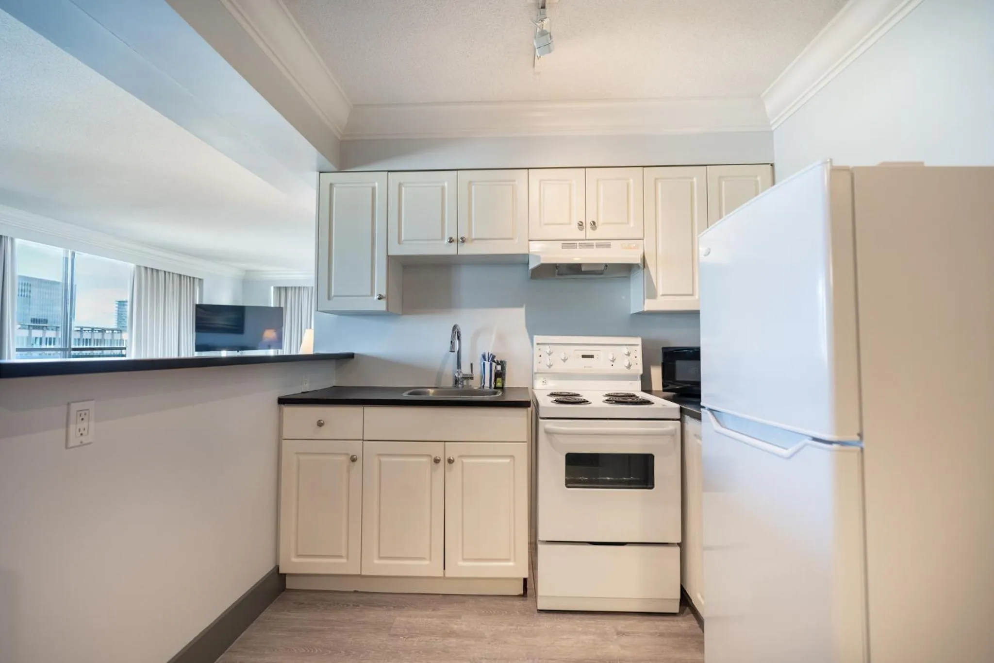 kitchen in Century Plaza Hotel