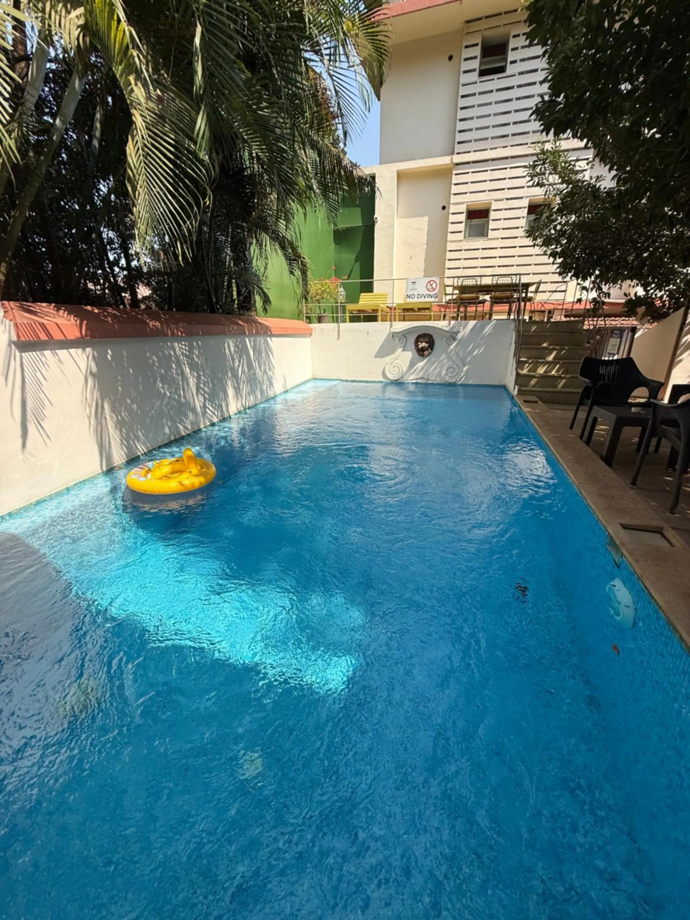 Swimming pool in Lar Amorosa Boutique Hotel - Goa